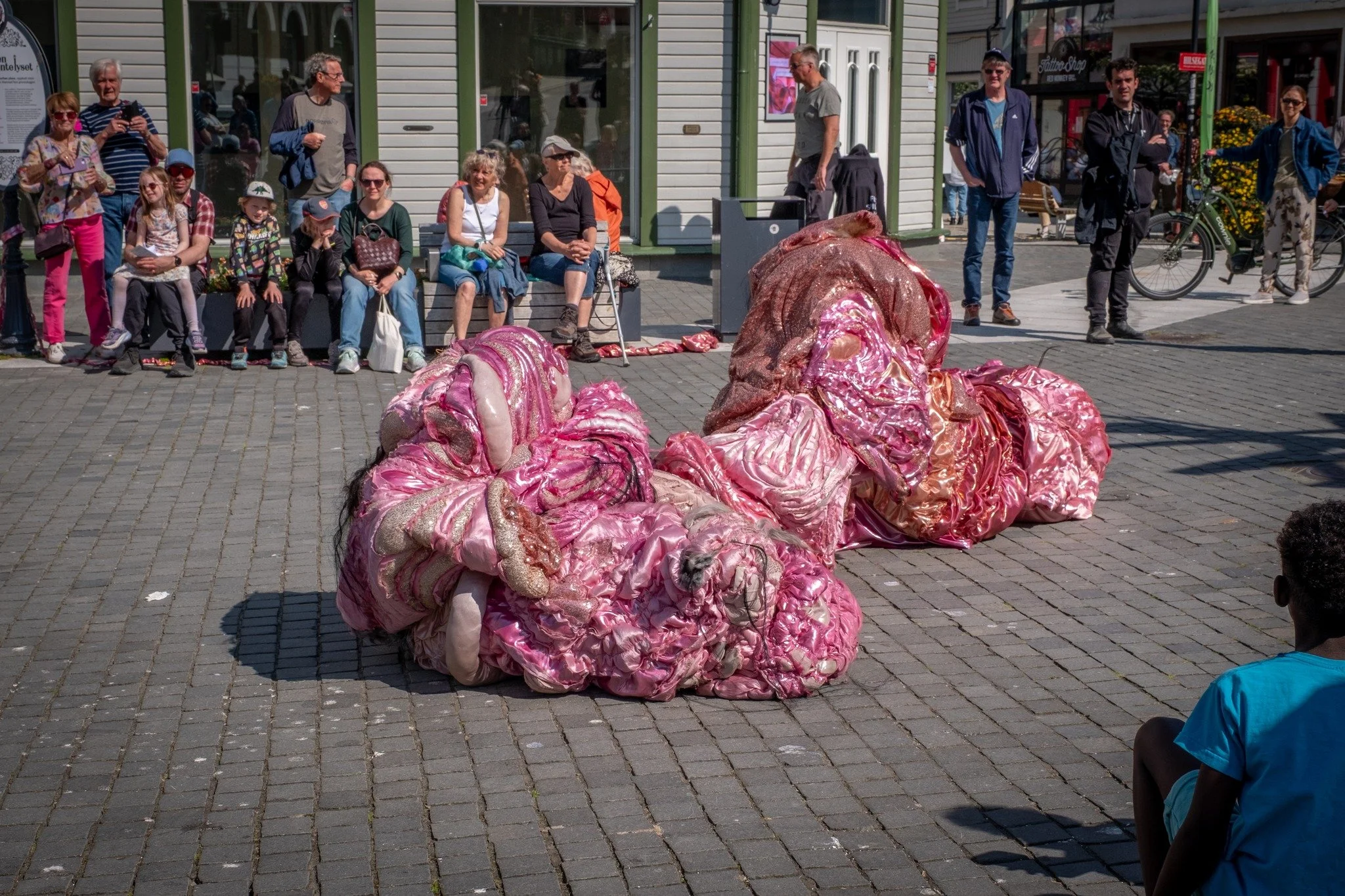Se ENE under Dansens Dager i Oslo!

Prosjektet ENE utforsker kropp gjennom lyd, bevegelse og tekstilkunst. Fem kunstnere har samarbeidet om &aring; lage en ny kropp; et kostyme / en kroppslig scenografi som er tilpasset &eacute;n danser. Dette kostym
