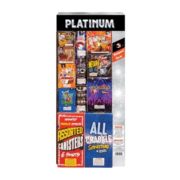 remium packages designed to deliver a vibrant, multi-effect display with a mix of aerials, fountains, and novelty items — perfect for family-friendly celebrations.