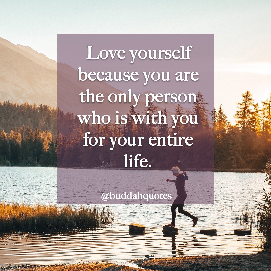 &ldquo;Love yourself because you are the only person who is with you your entire life.&rdquo; 💕⁠
⁠
Just pause and think about that for a second&hellip; you are the only person who is with you, your entire life&hellip; ⁠
⁠
Your family, friends, partn