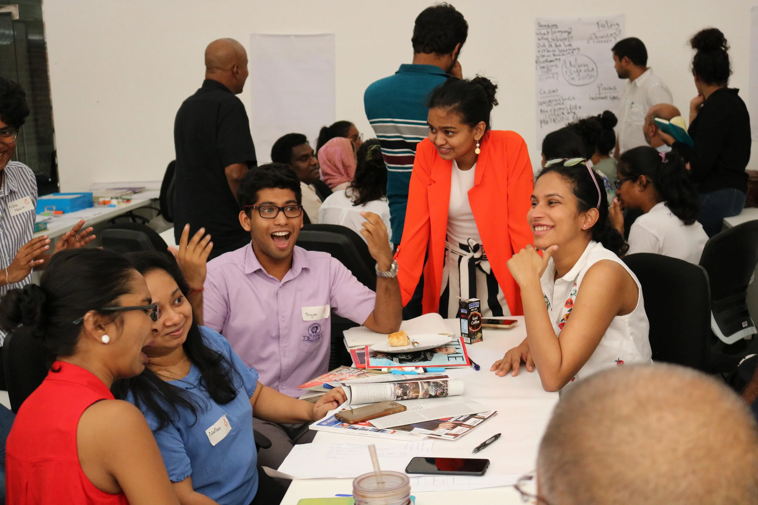 Re-imagine Education; a design session held in Colombo