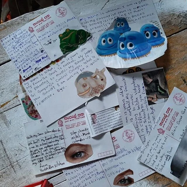 "Distance means so little when
Friends mean so much" 
Our @warehouse_project_lk students at Maradana writing letters to their pen pals - our students at Deraniyagala!
Connecting across the distance 📝