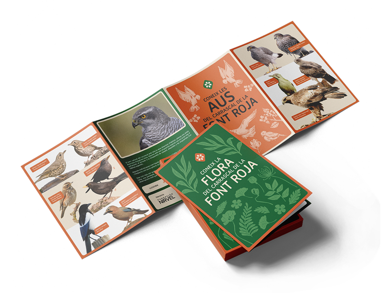 FOLLETOS - Aves + Flora PN Font Roja