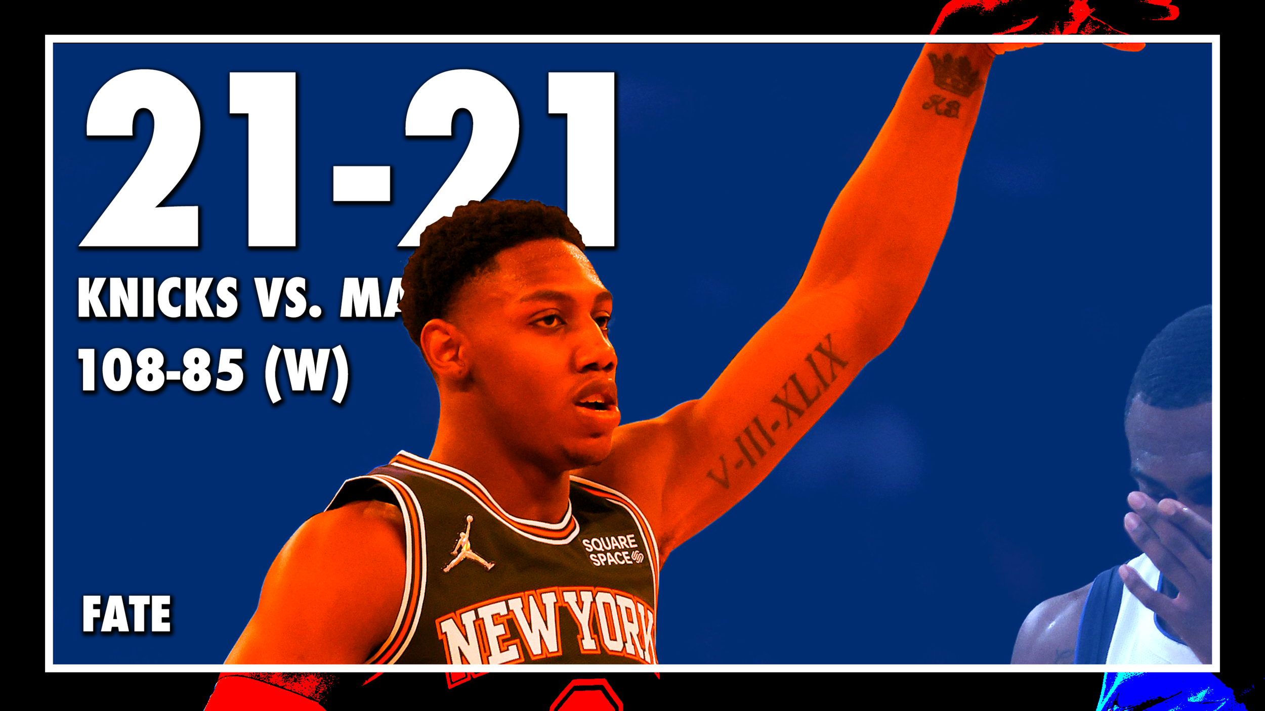 Knicks end Mavericks' 6-game win streak with 108-85 victory