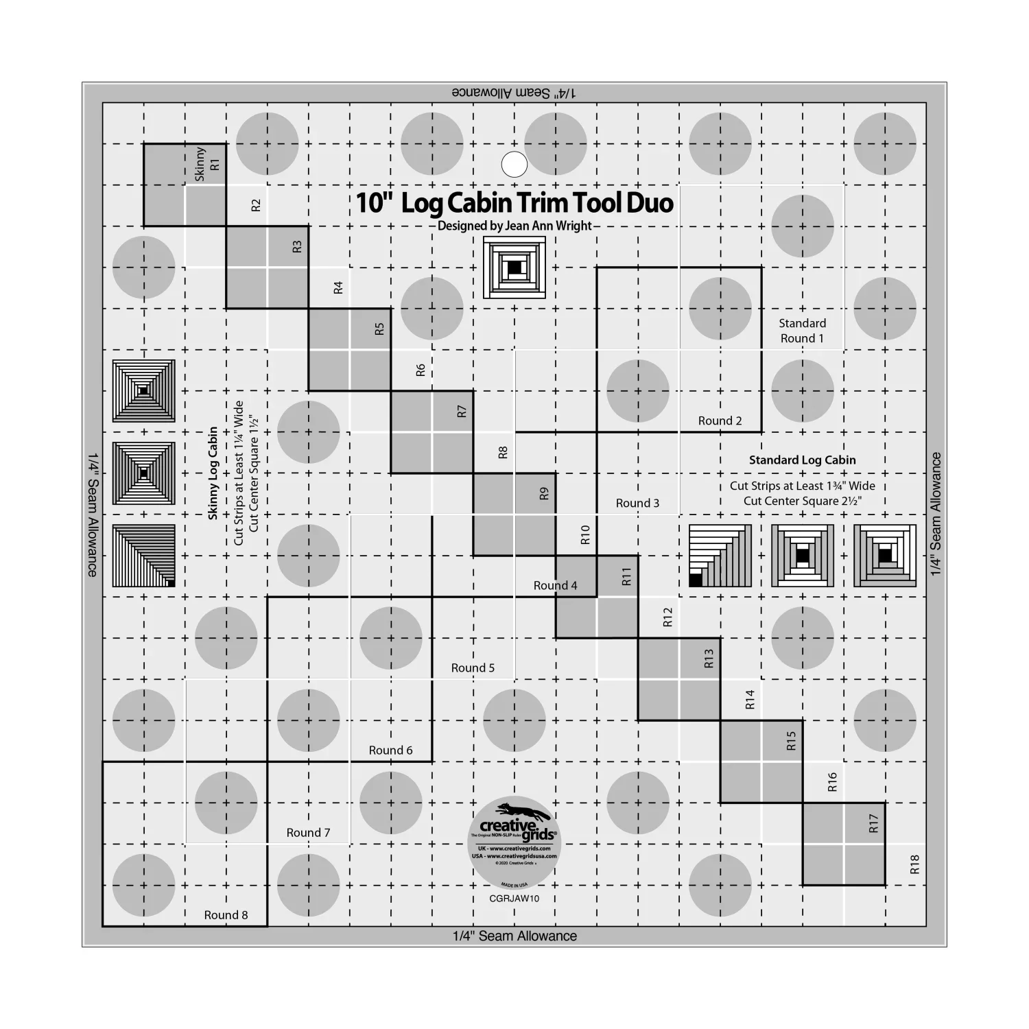 10" Log Cabin Trim Tool Duo