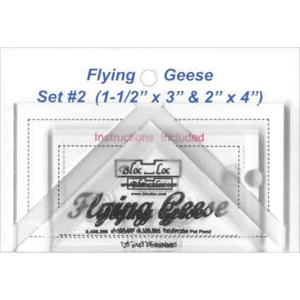 Bloc Loc Flying Geese Ruler Sets