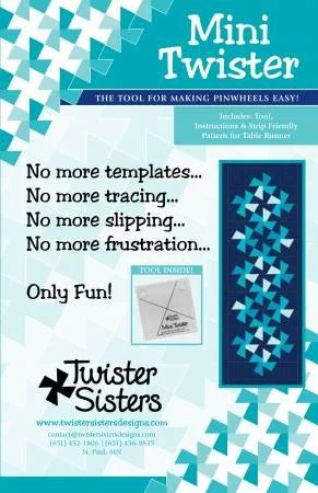 Mini Twister Pinwheel Template