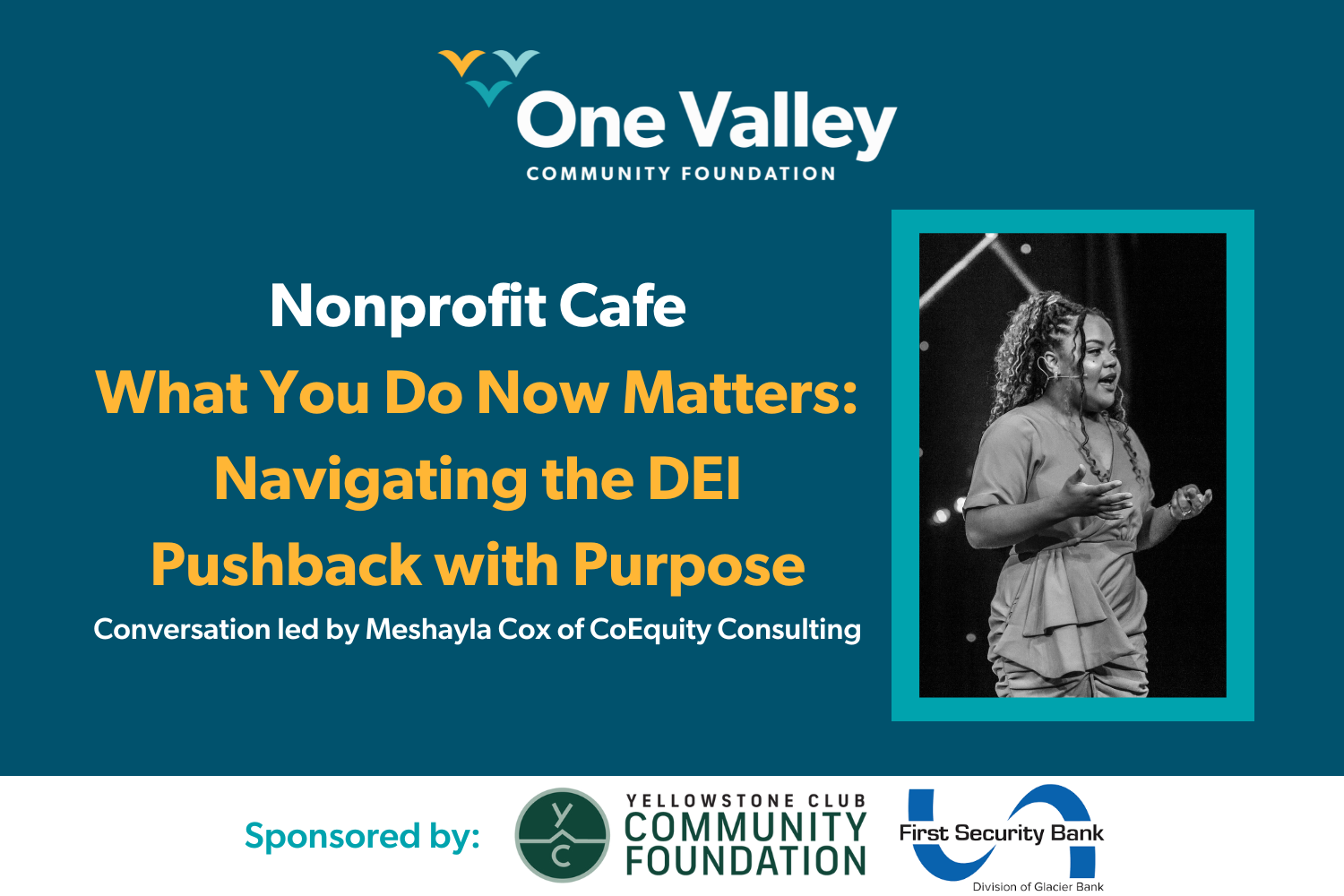Nonprofit Cafe // What You Do Now Matters: Navigating the DEI Pushback with Purpose - Virtual