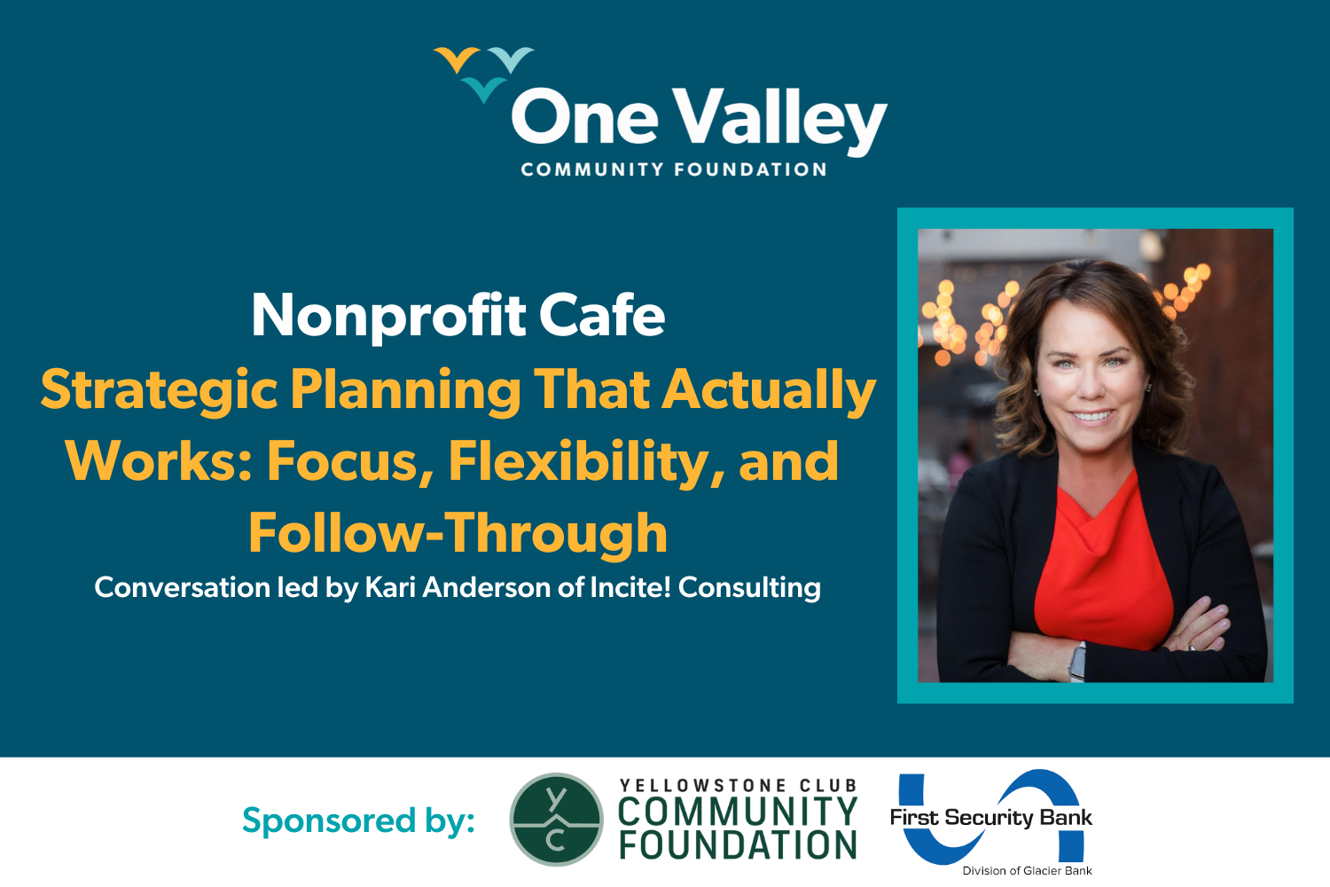 Nonprofit Cafe // Strategic Planning That Actually Works: Focus, Flexibility, and Follow-Through - Virtual