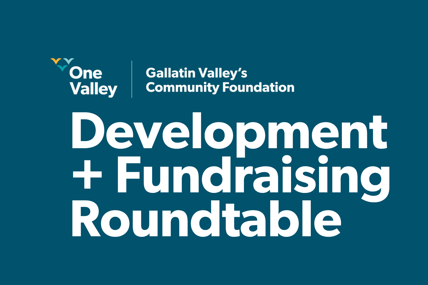 Development + Fundraising Roundtable - Virtual