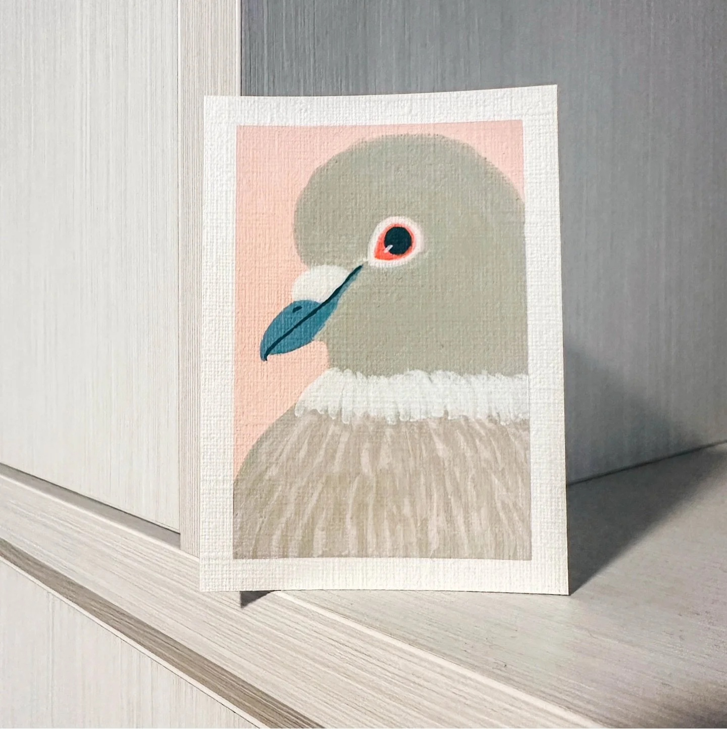 Little mini pigeon painting. Acrylic on paper. 

#acryliconpaper #pigeonlovers❤️ #minipaintings #birbstagram #paintingoftheday