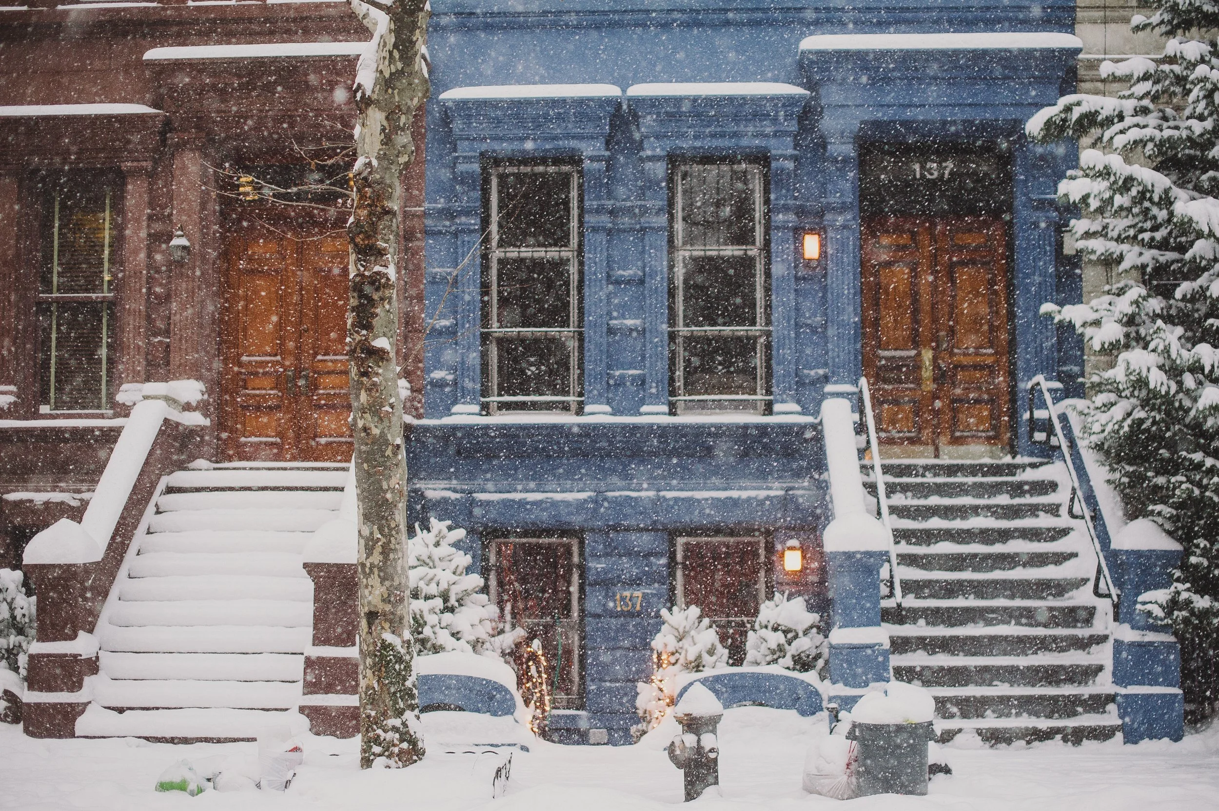 0006-Brownstones in Snow.JPG