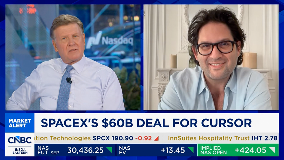 Michael Fertik, First Ever Investor in Anysphere (Cursor), explains the $60 Billion acquisition by SpaceX on CNBC