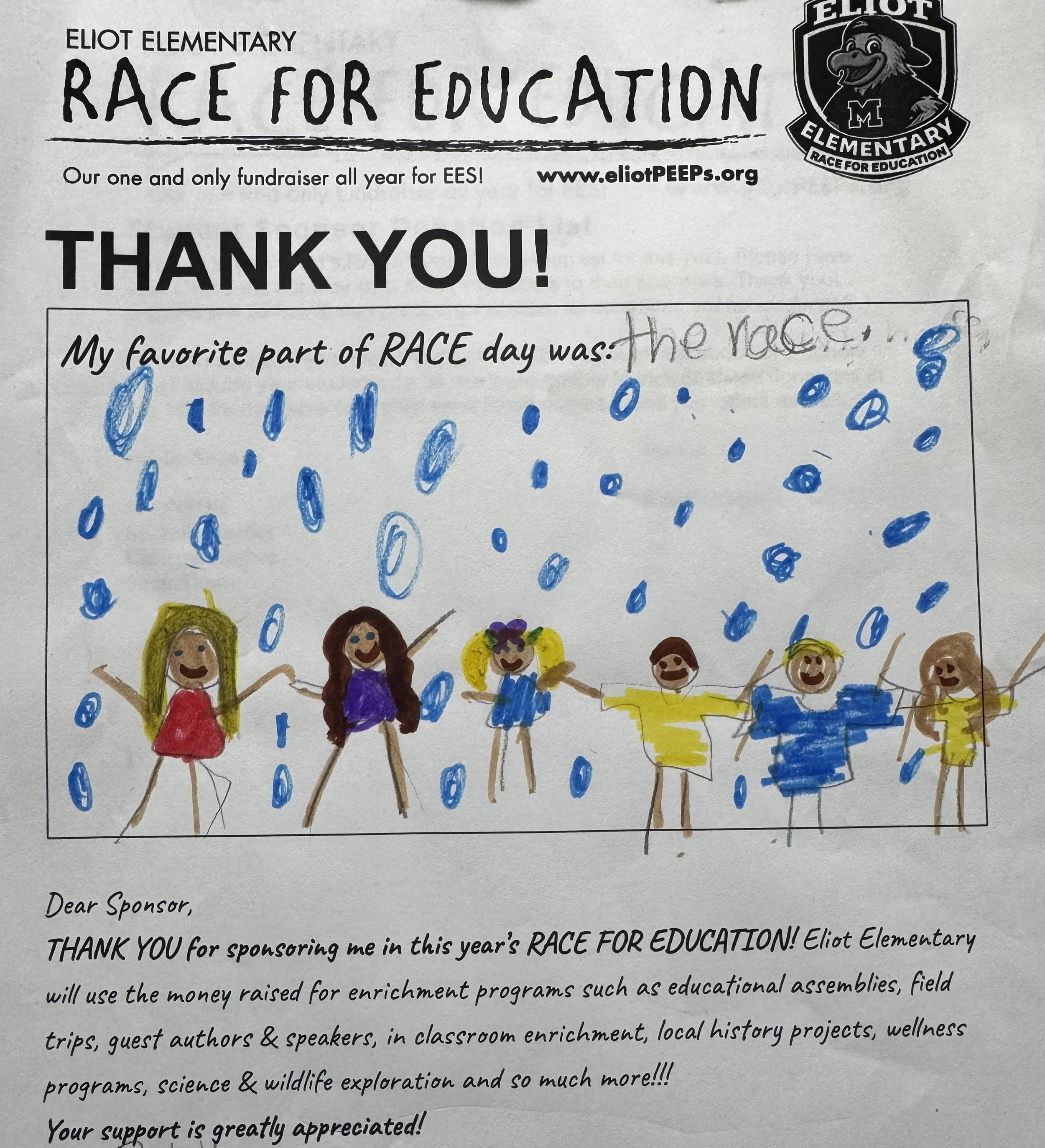 RACE for Education is Rain or Shine