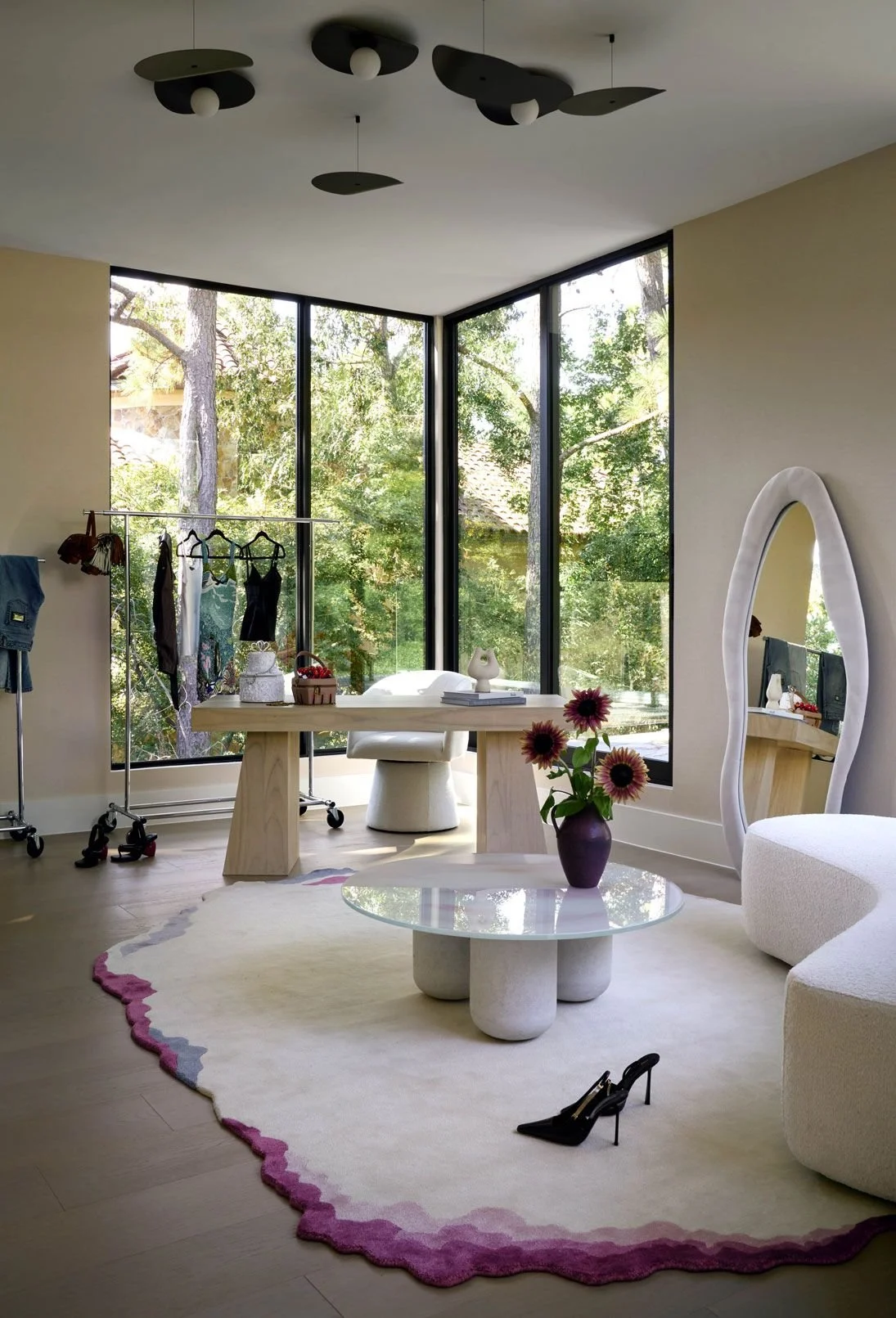   Architectural Digest  
Interior Design by Nina Magon Studio   Photographed by Pär Bengtsson and Jay Marroquin   
Styled by Michelle Avina
