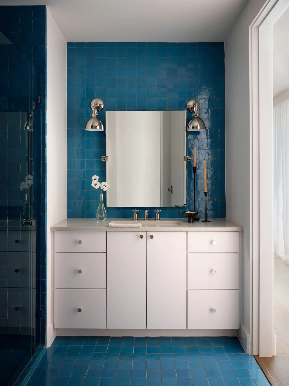   House Beautiful  
Interior Design by Ecco Design    
Architecture by Michael Landrum     Photographed by  Lindsay Brown  
Published in House Beautiful