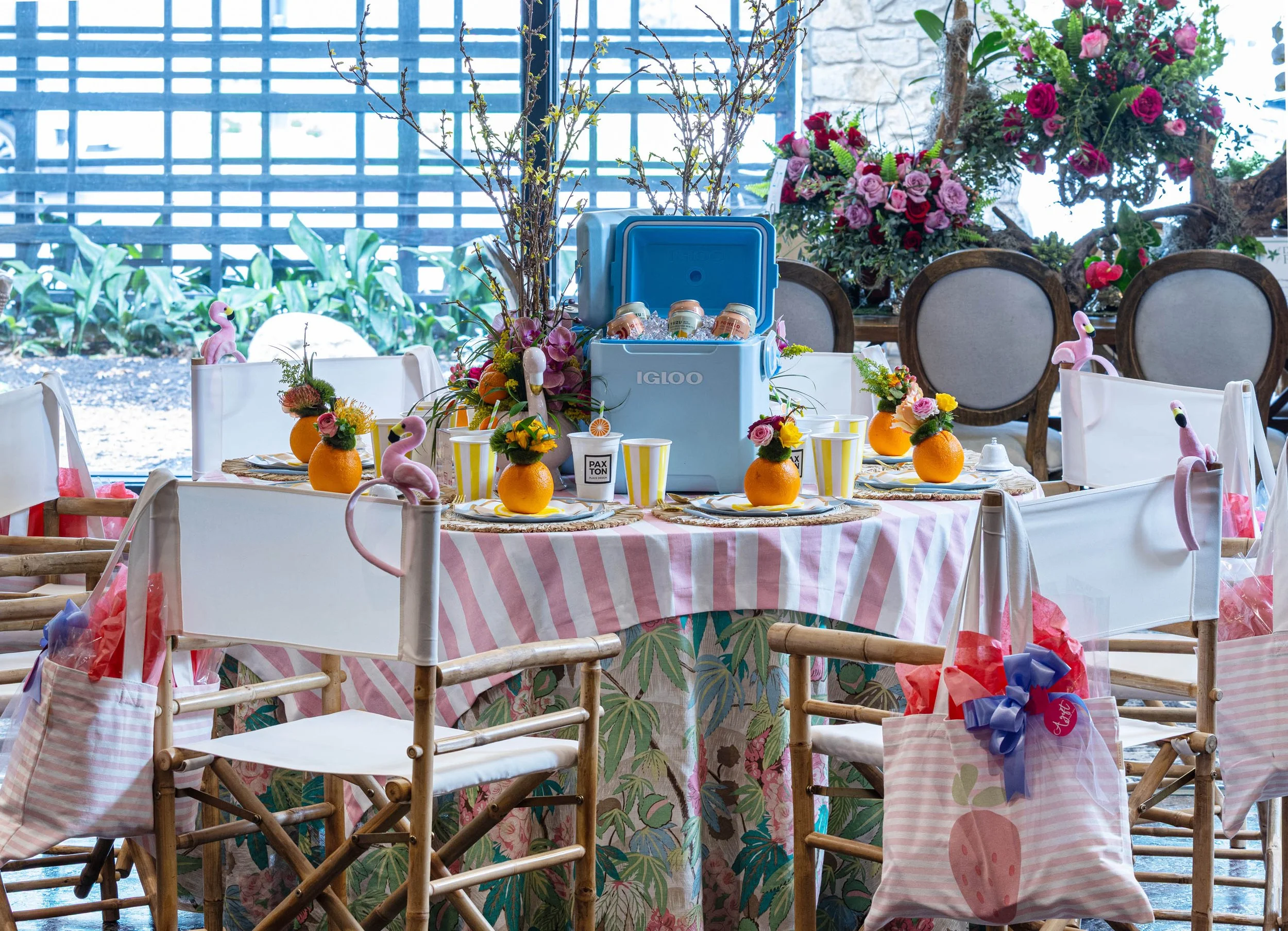 Design Inspirations Fort Worth, charity event, fort worth interior design, tablescape design, creative tablescape, event table design, themed table setting, summer tablescape inspiration, colorful tablescape, floral table setting, party table decor, 