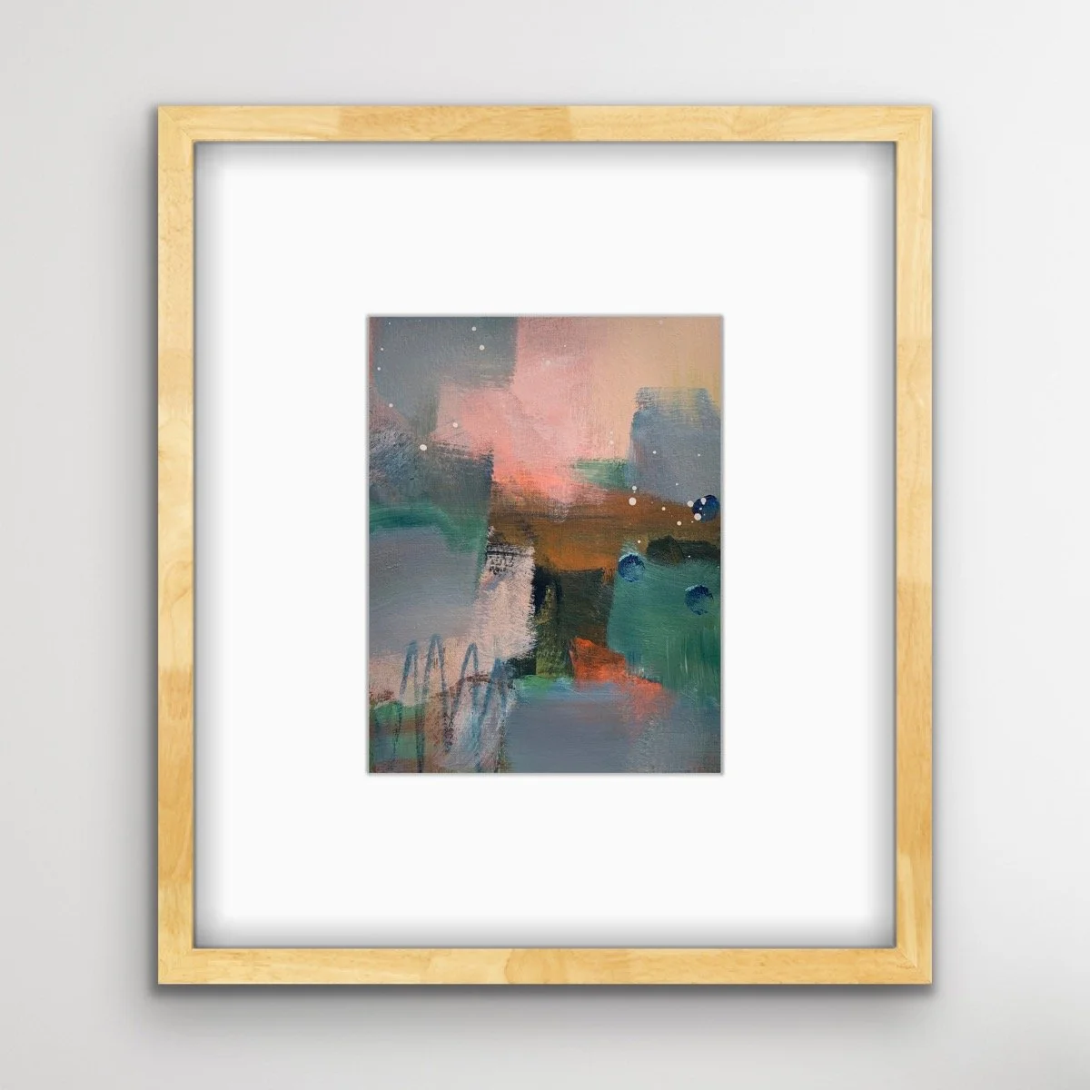 Near the Edge - Original Painting on Paper