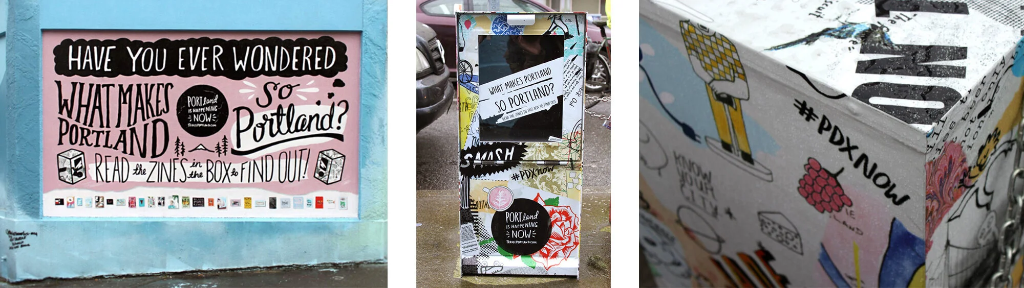    We also worked with an incredible team of artists at CRCR to create a series of television spots that brought the aesthetic of the zines to life in animation. These ran via targeted buys in the PNW and British Columbia and may be some of the crazi