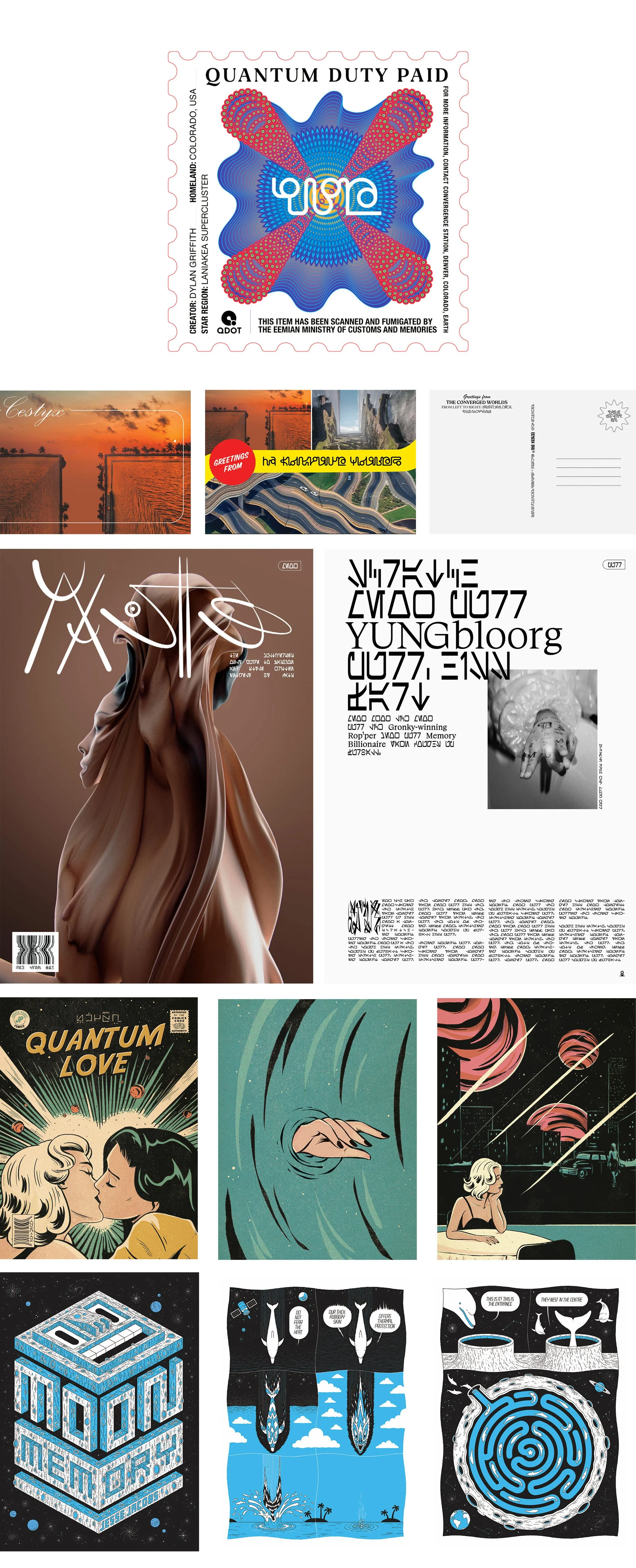  We even made a trans-dimensional manga with Shintaro Kago! 