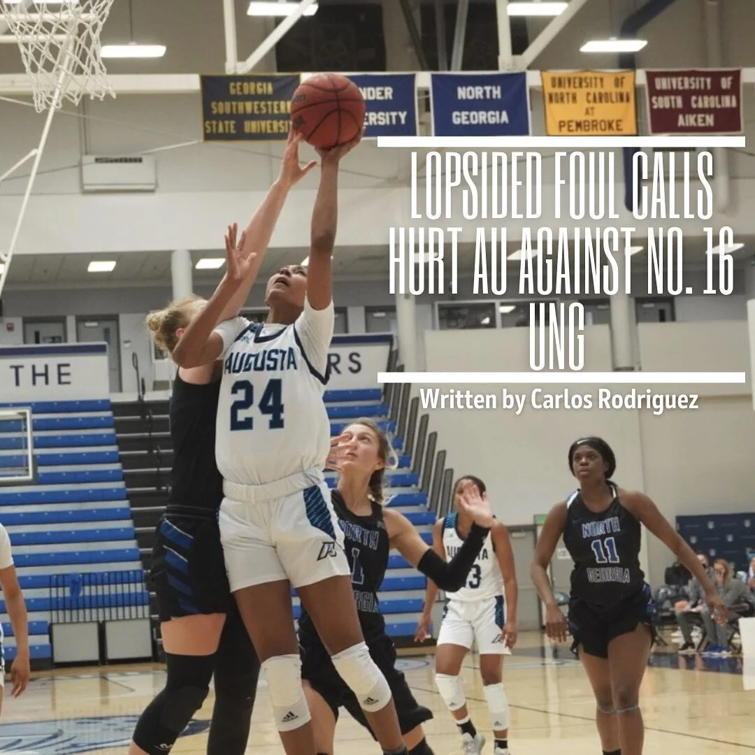 The Augusta University women&rsquo;s basketball team suffered an 87-76 non-conference loss to the NCAA Division II No. 16 ranked University of North Georgia, Tuesday night, Dec. 8, at Christenberry Fieldhouse.

Despite the loss, this was an outstandi