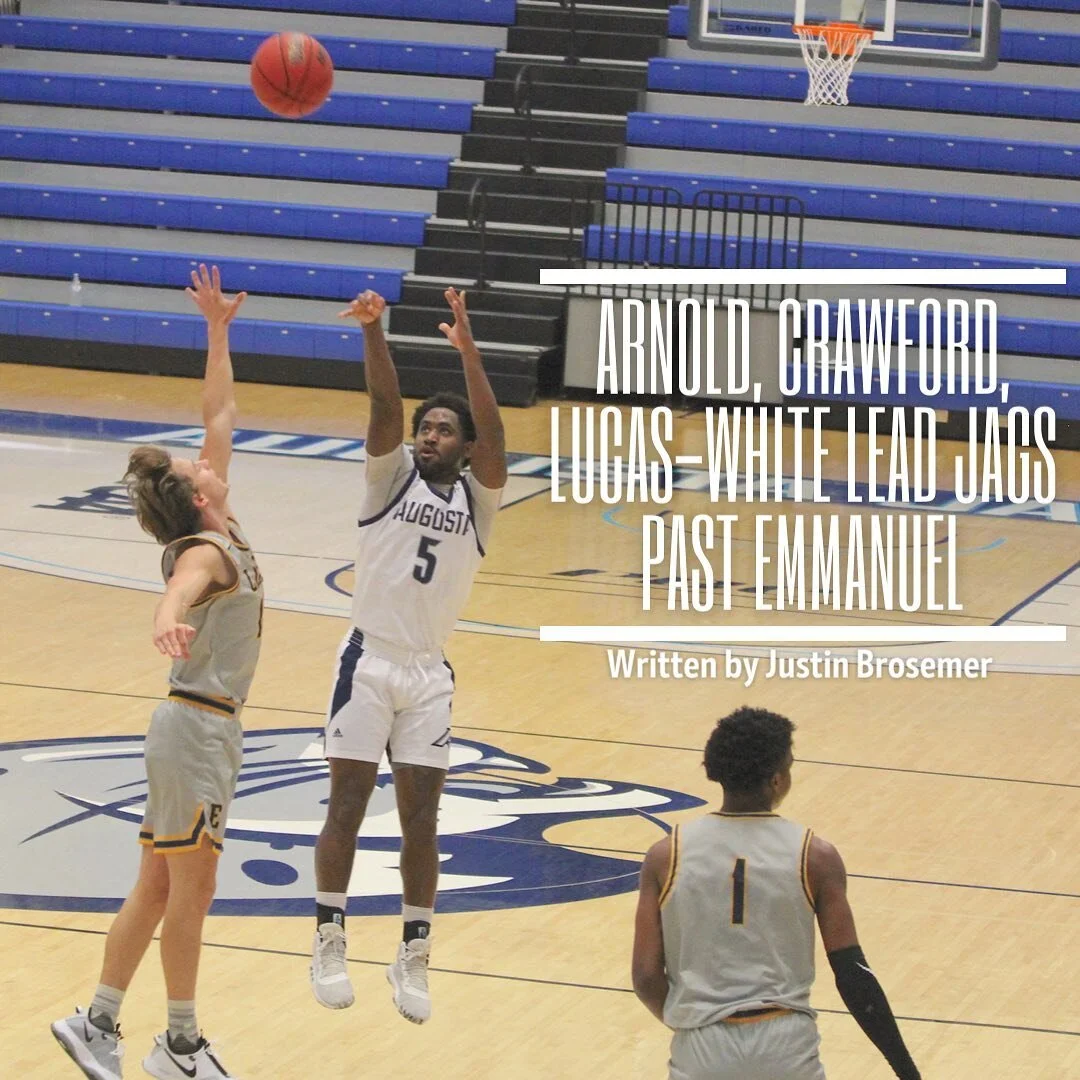 The Augusta University men&rsquo;s basketball team earned a 97-83 victory against Emmanuel College on Saturday, Dec. 12, at Christenberry Fieldhouse.

After a strong first half from both teams, AU would go into the locker room with a one-point lead a