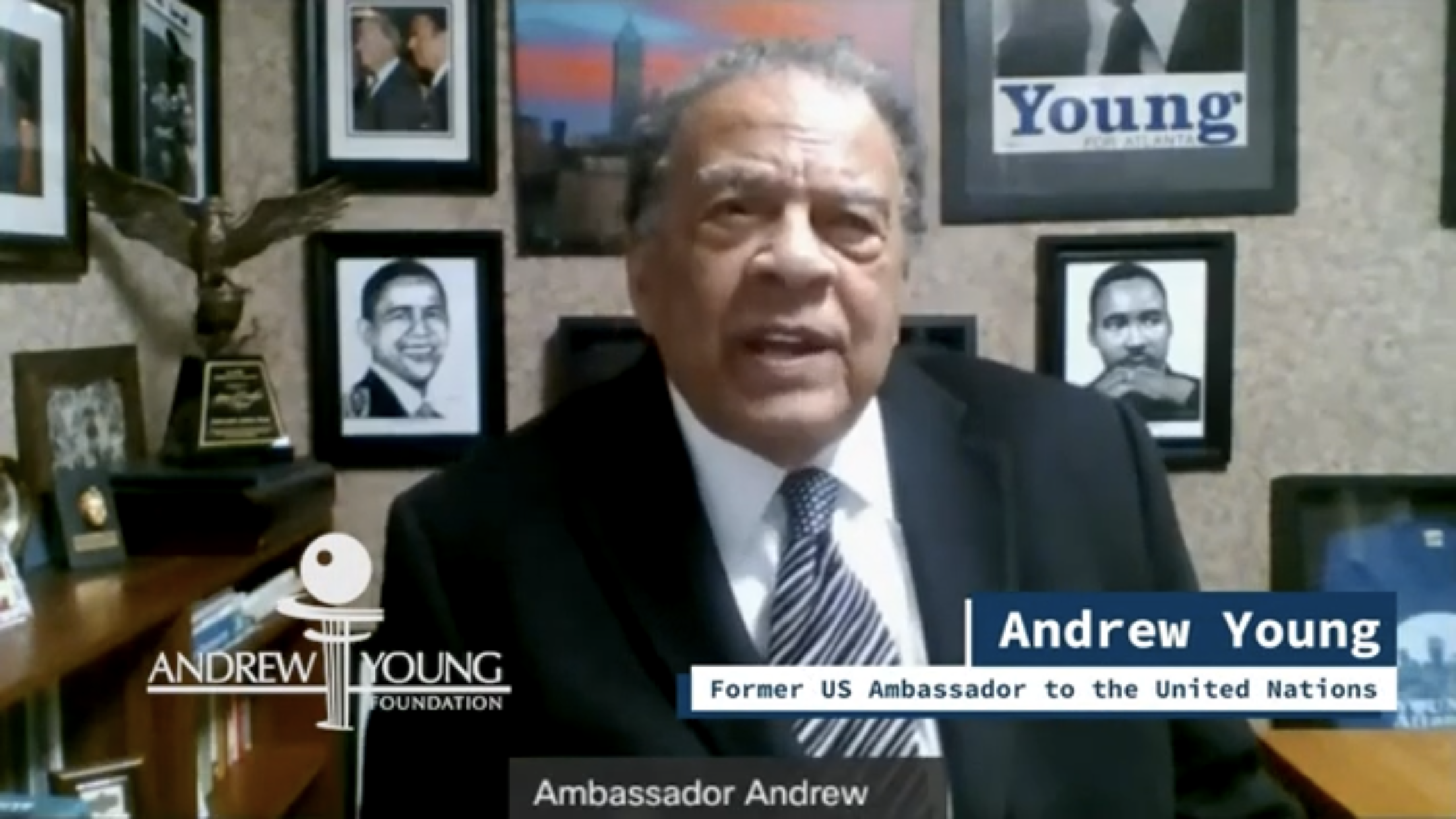 Andrew Young speaks for virtual Martin Luther King tri-college celebration