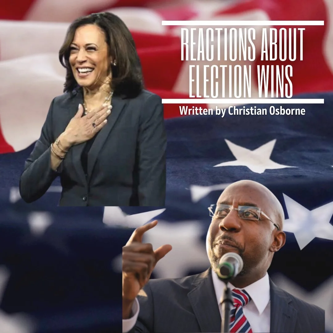 The historical victories of Kamala Harris and Raphael Warnock represent equal opportunities for both women and men, each win highlights new possibilities for minorities and women. 

Morgan Wooten, Black and Blooming&rsquo;s vice president feels the v
