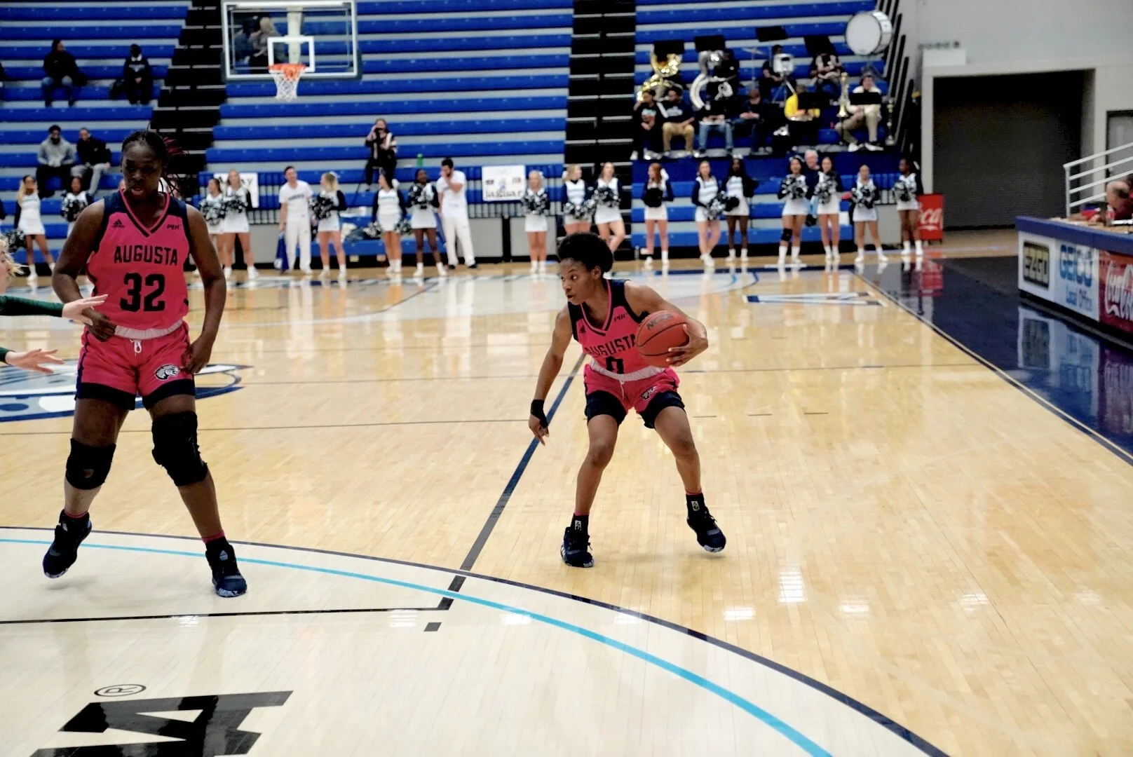 Jaguar women's basketball team defeats Francis Marion after eight-game hiatus