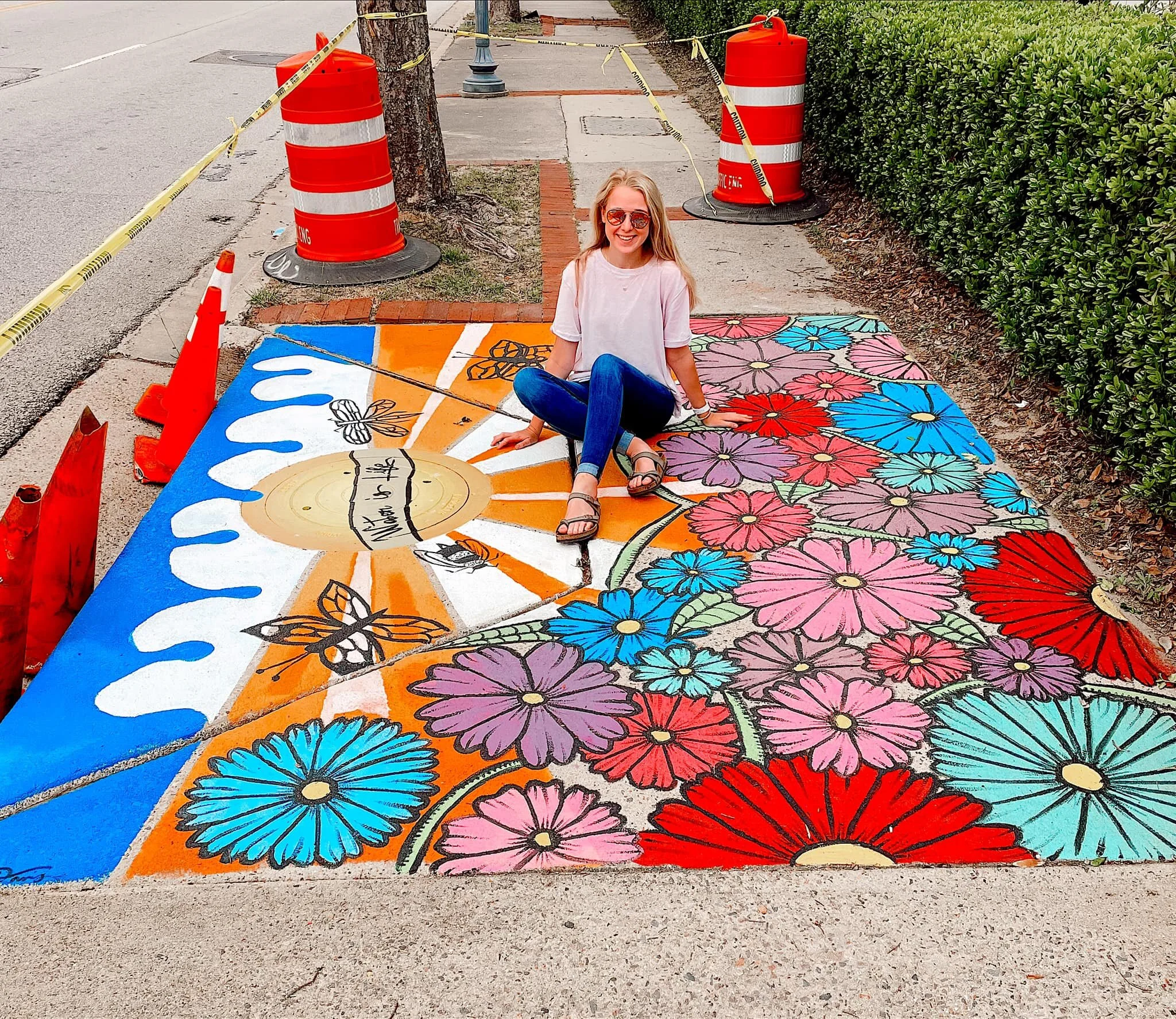 AU art instructor and sophomore business major win local art contest