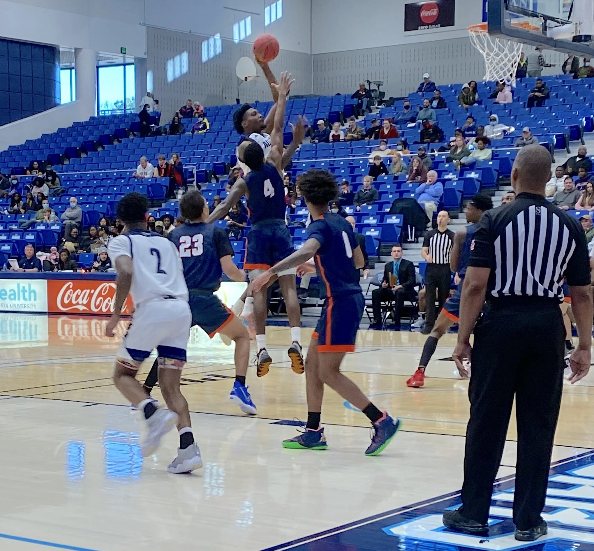 AU moves up to second place in the PBC with win over Georgia College