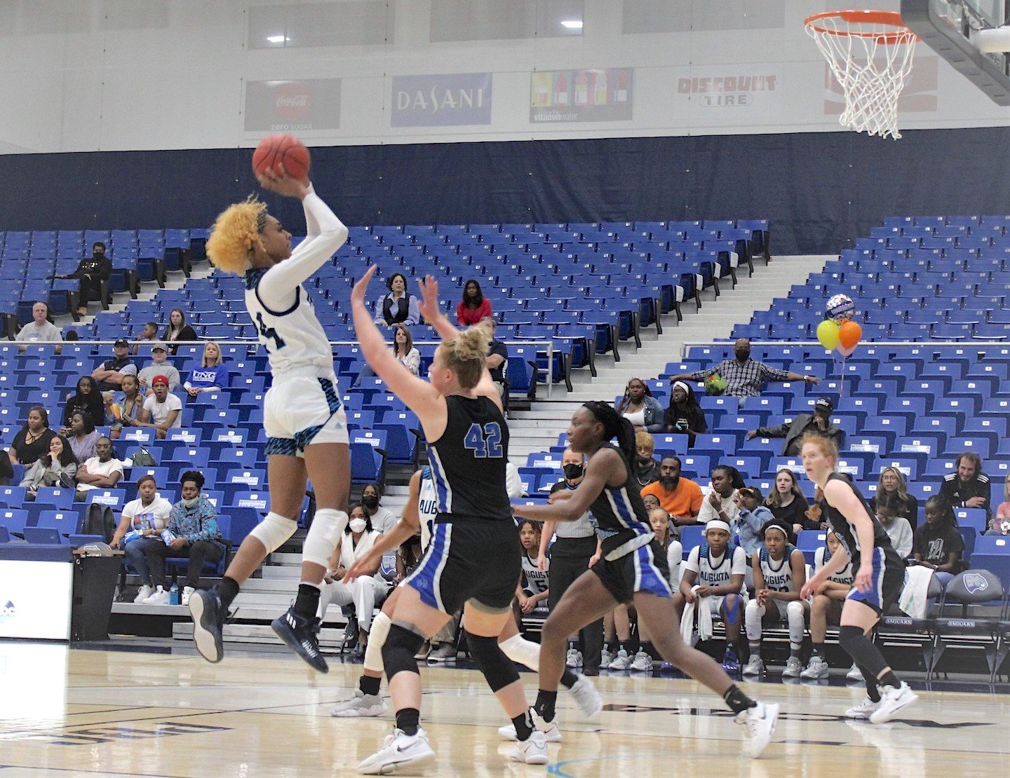 Jaguar women finish regular season by edging Clayton State, face Columbus State in PBC tourney opener