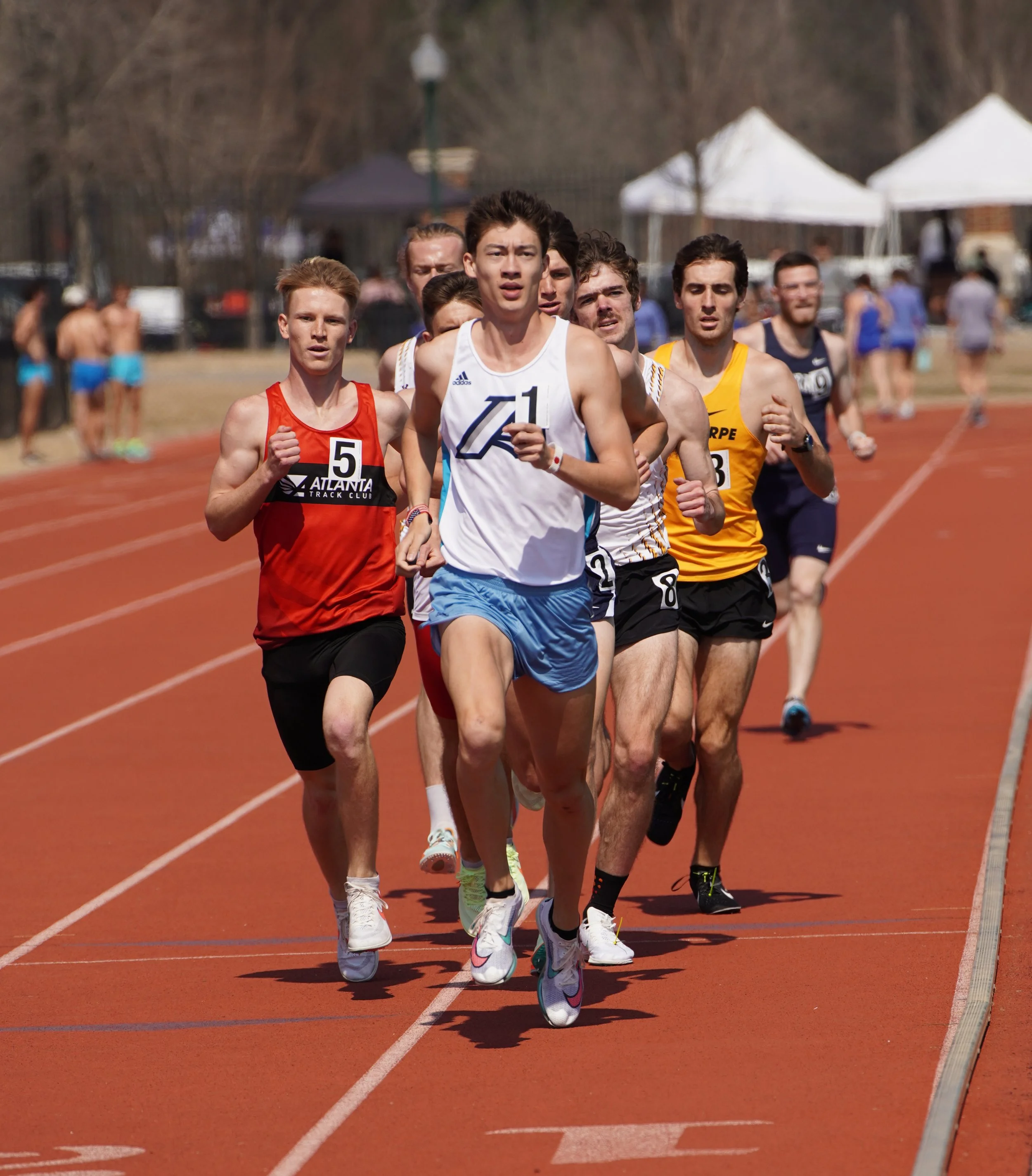 AU track and field gets firsts from Ajala, Beach, Troyer and 4x400 men's relay at Victor Ice Breaker Duals