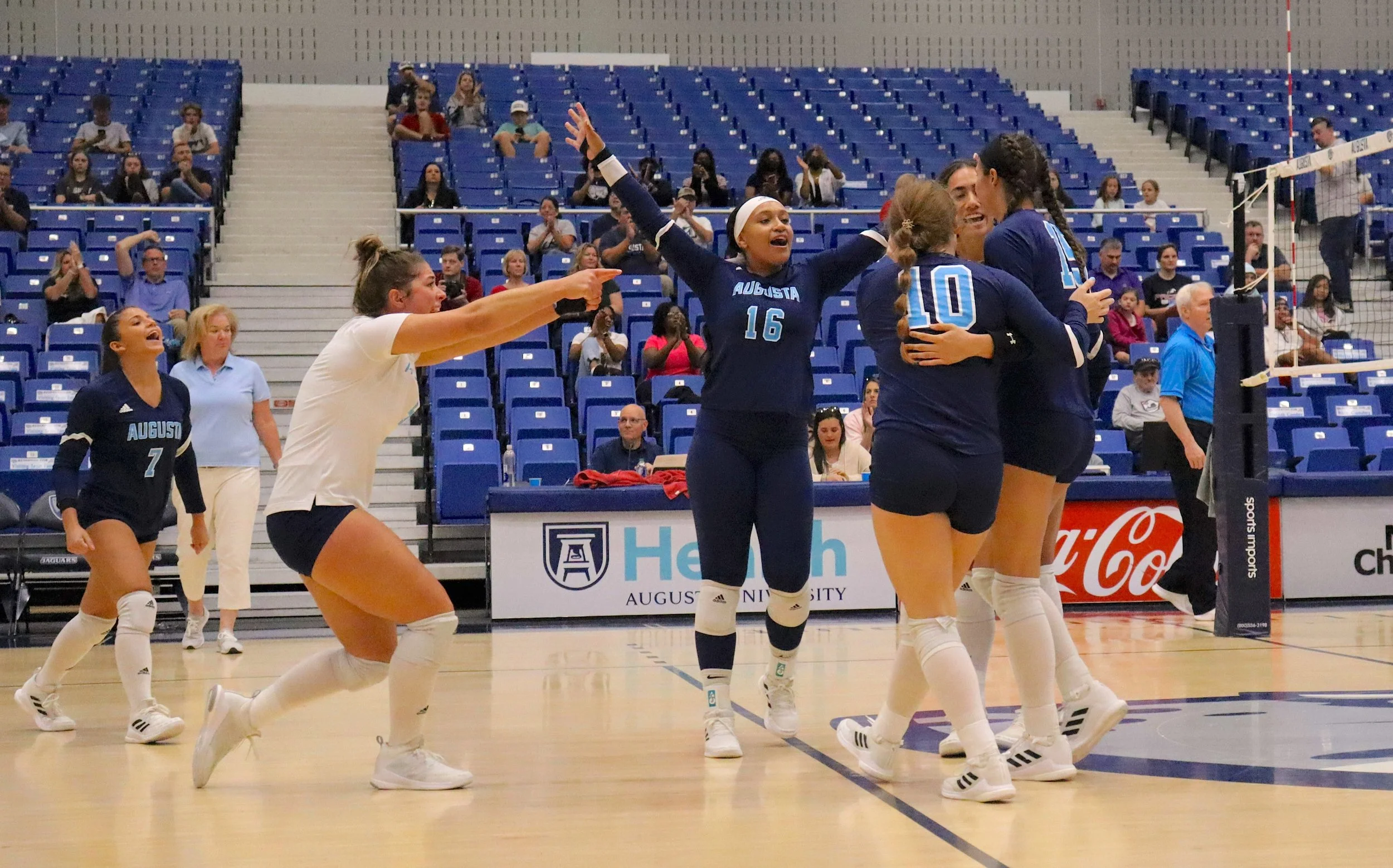 Jaguars' volleyball team completes sweep of Pacers