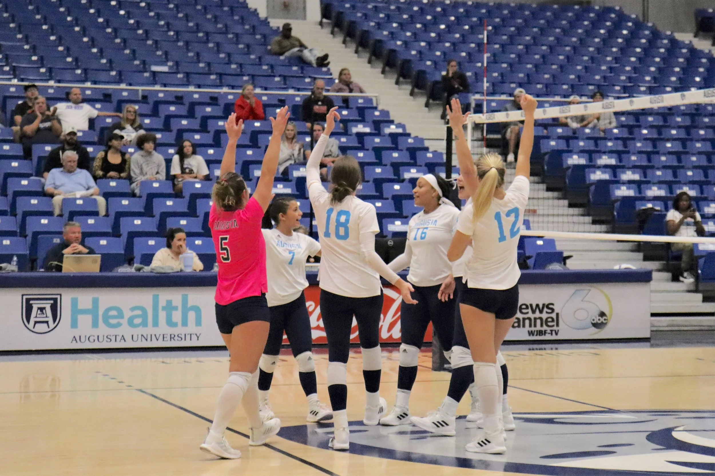 Jaguar VB team wins SE Regional quarterfinal over UNCP in four sets