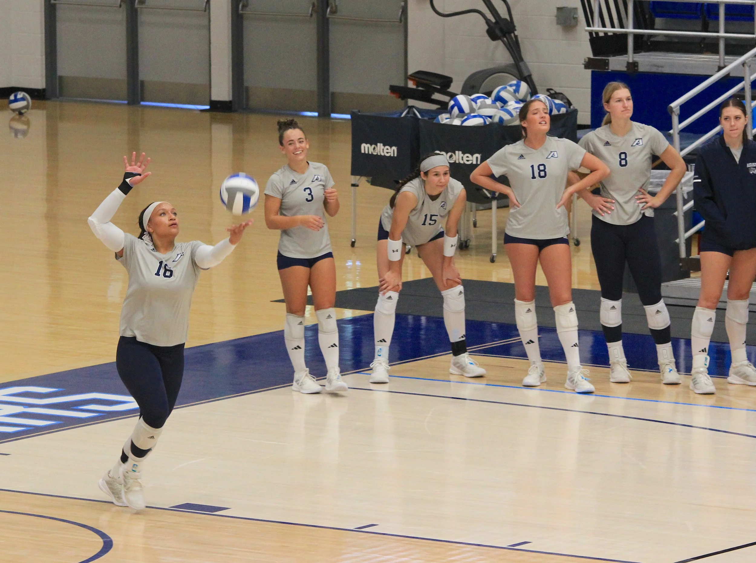 Lander halts AU volleyball winning streak at 13
