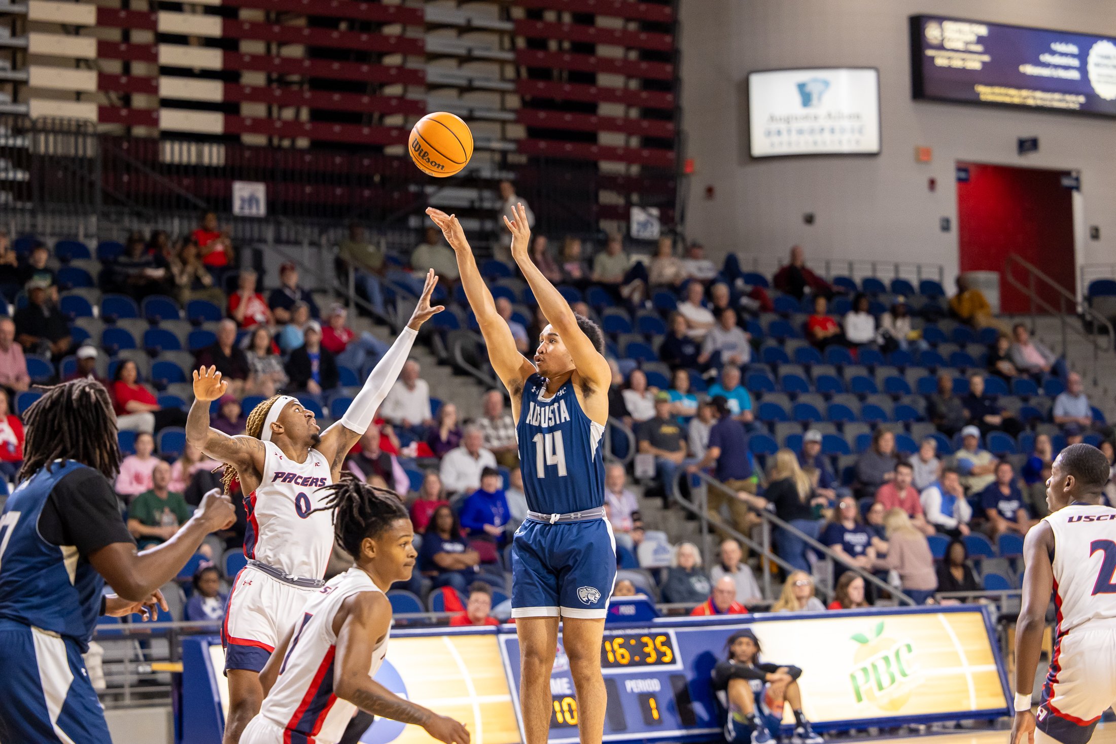 Jags get double-overtime victory over Pacers; Florence has 25 in AU women's easy win