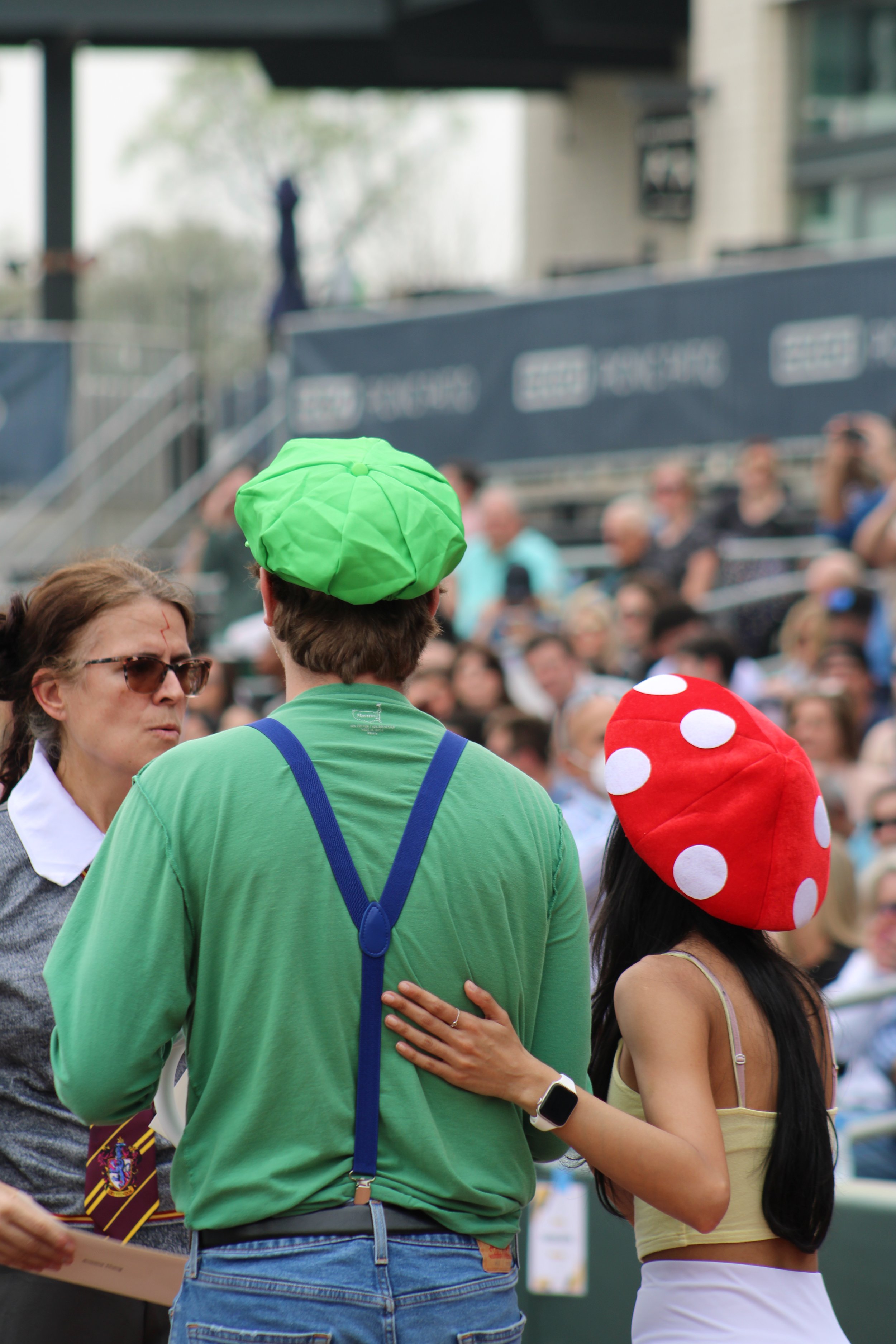  Couple wears costumes at MCG’s Match Day ceremony on March 15. 