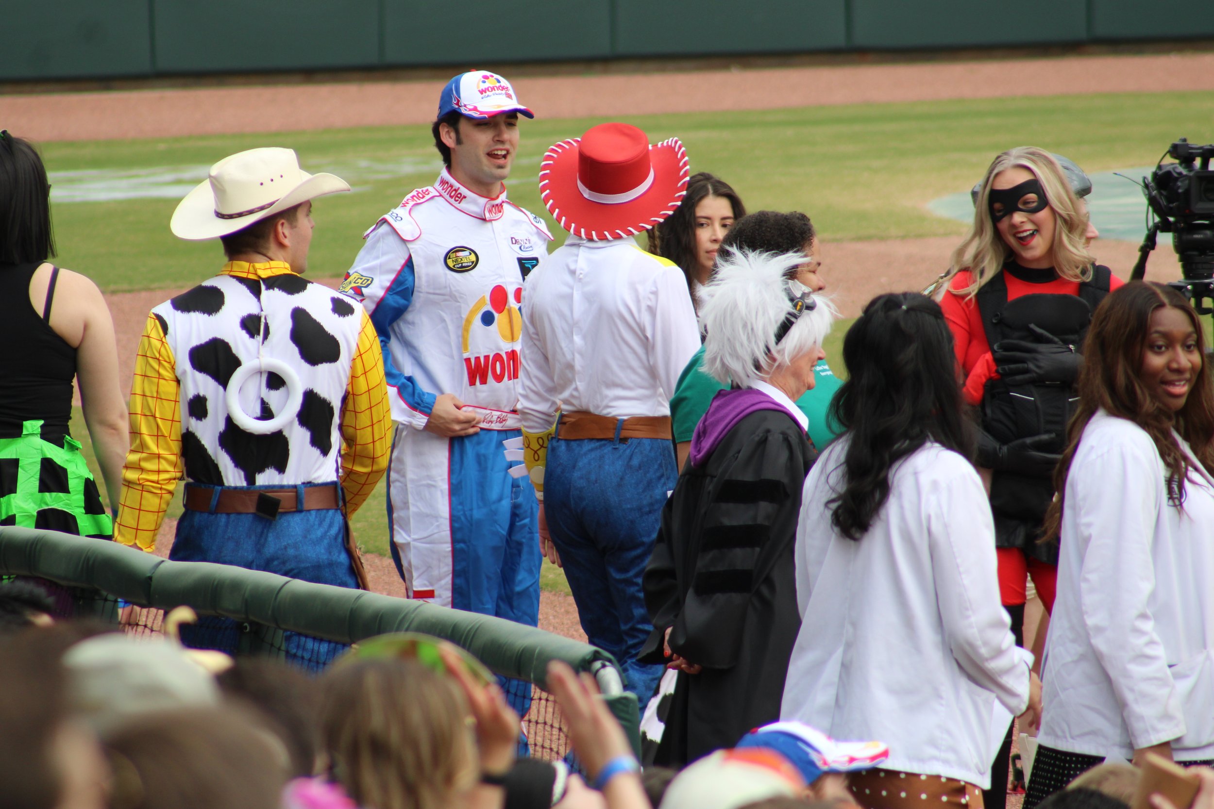  Students dressed up in costumes inspired from the early 2000s at MCG’s Match Day celebration on March 15. 