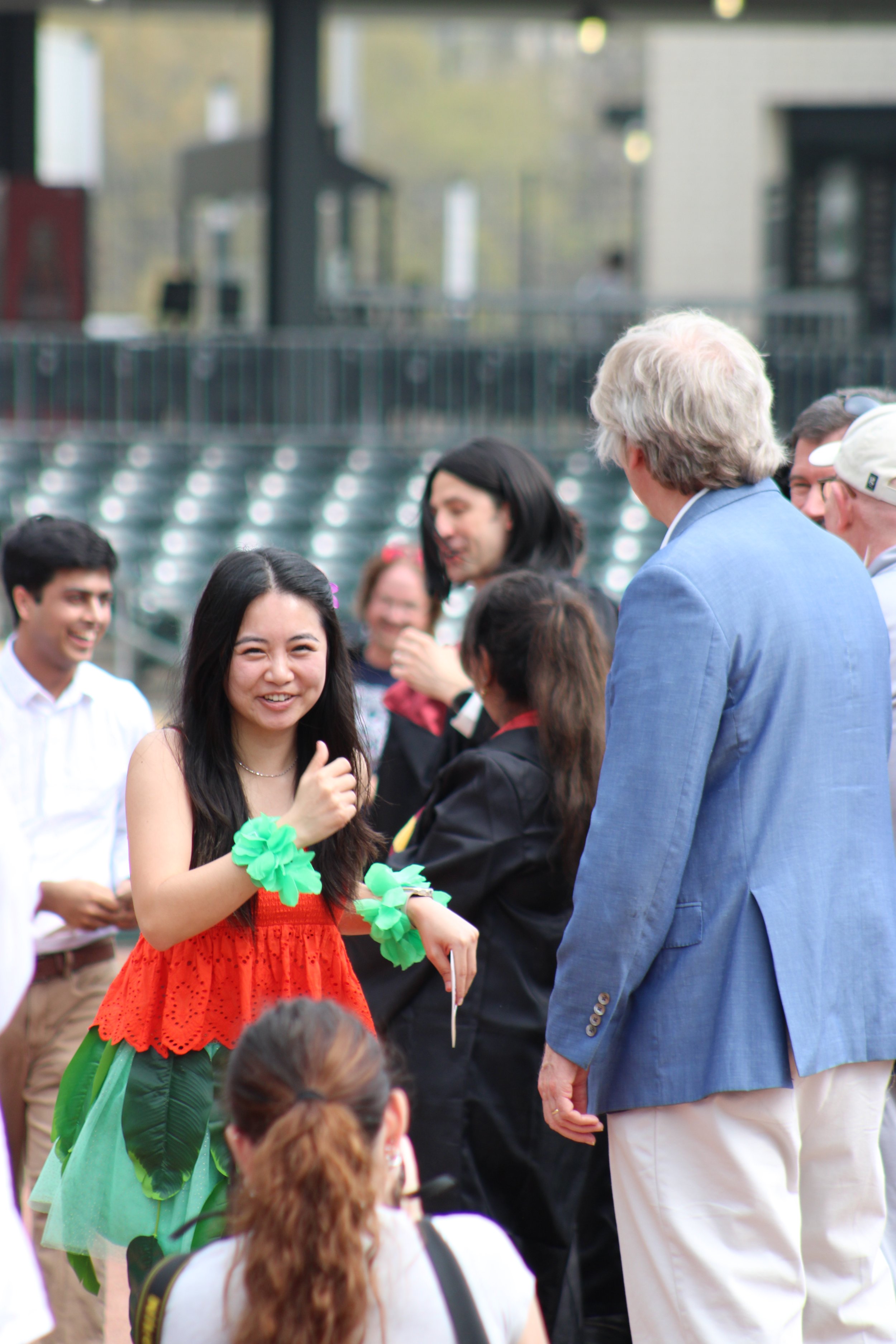  Sarah Lu at the Match Day celebration on March 15. 