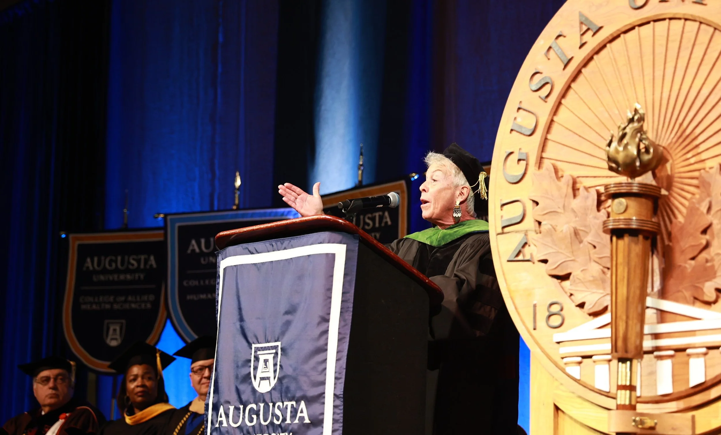 ‘Generate Greatness’: Vera Stewart inspires AU's Class of 2025