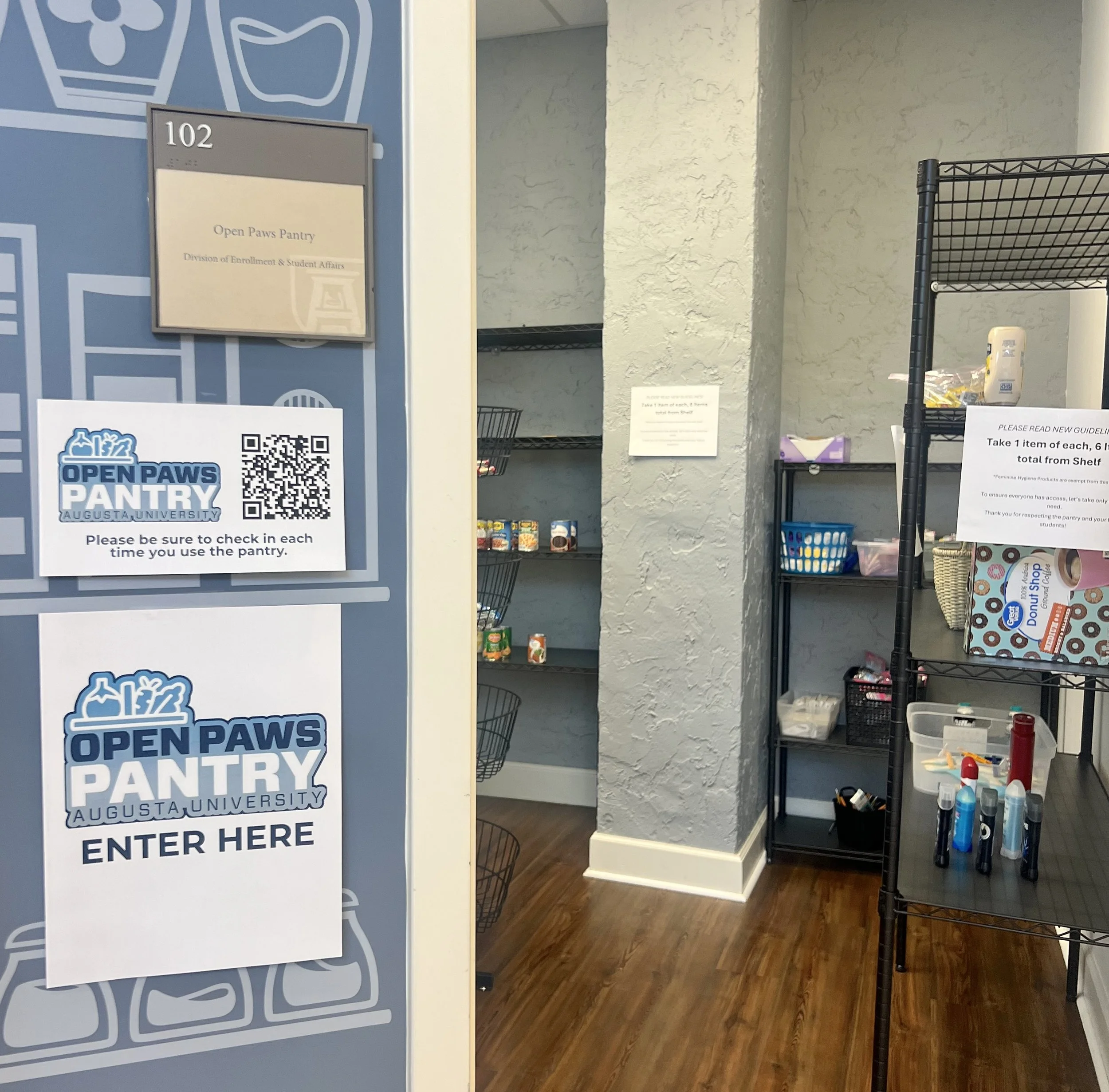 Augusta University’s Open Paws Pantry provides food for students