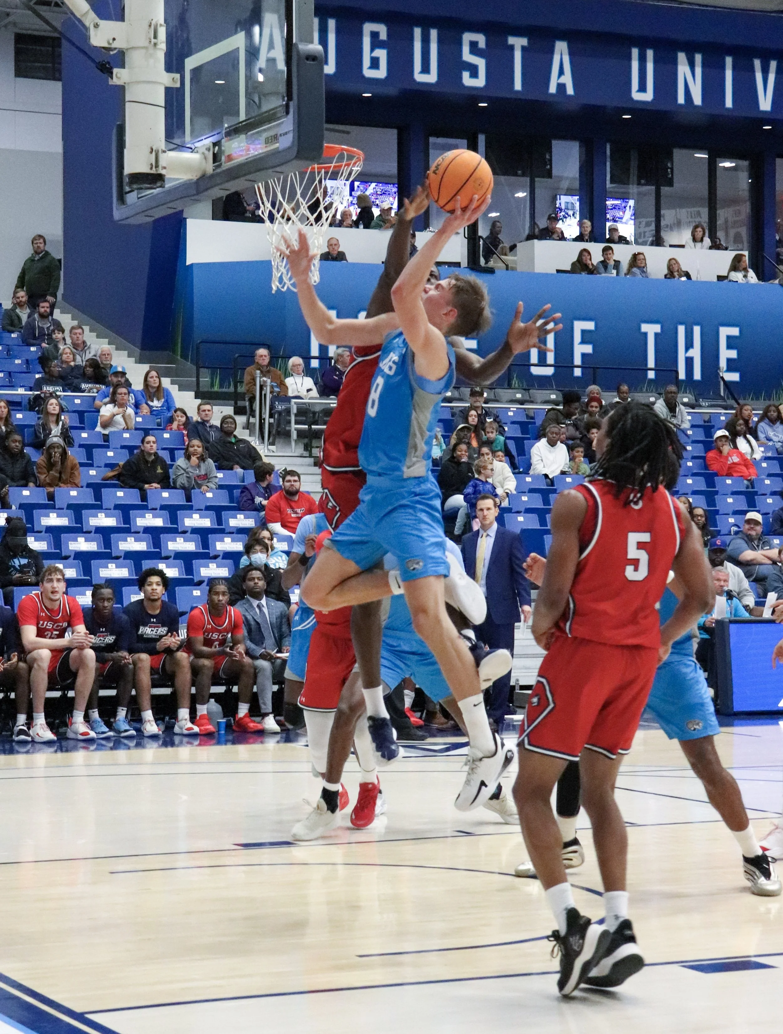 Augusta University splits at Flagler as women pull away, men fall late