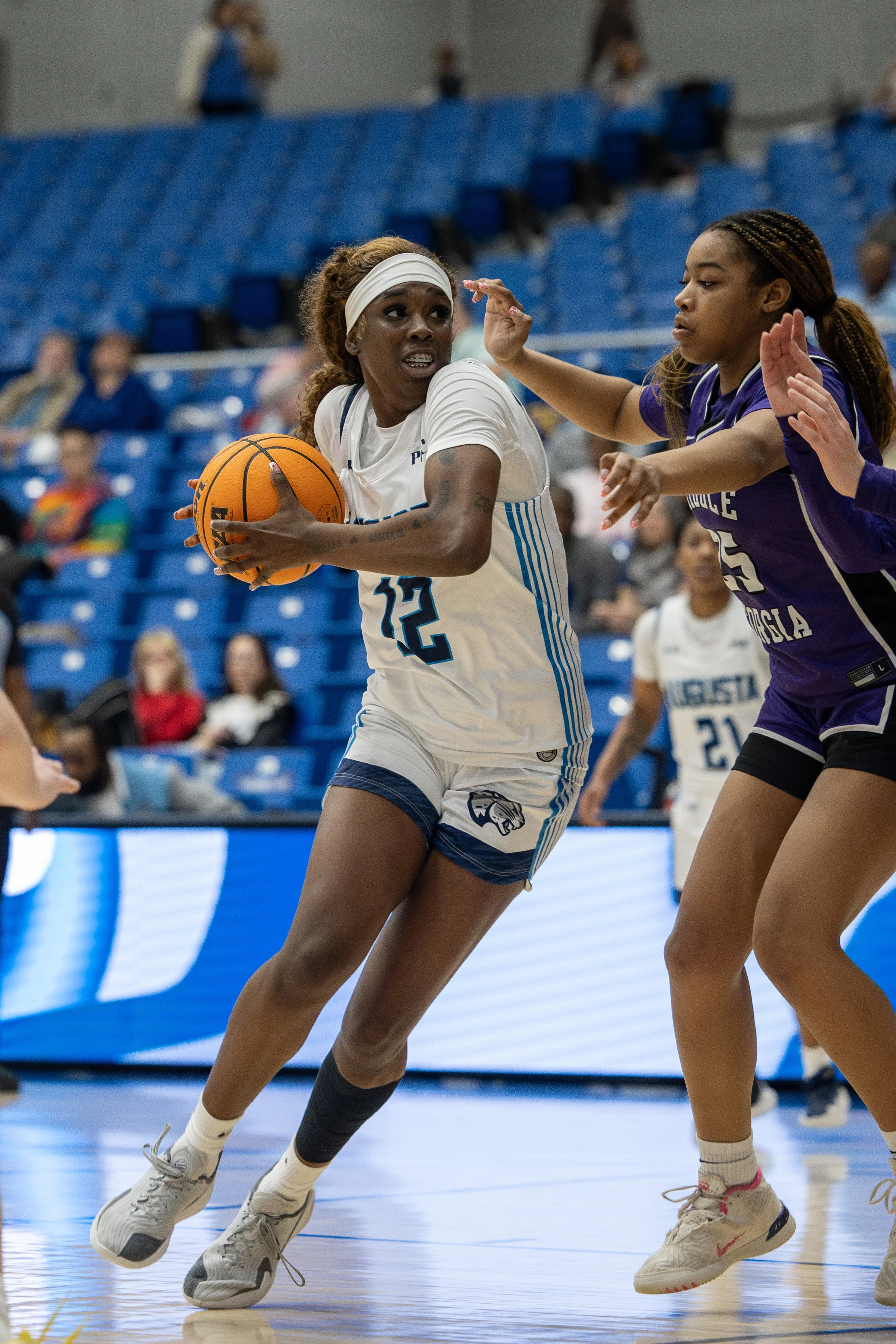 AU women rout Middle Georgia, setting up showdown with UNG