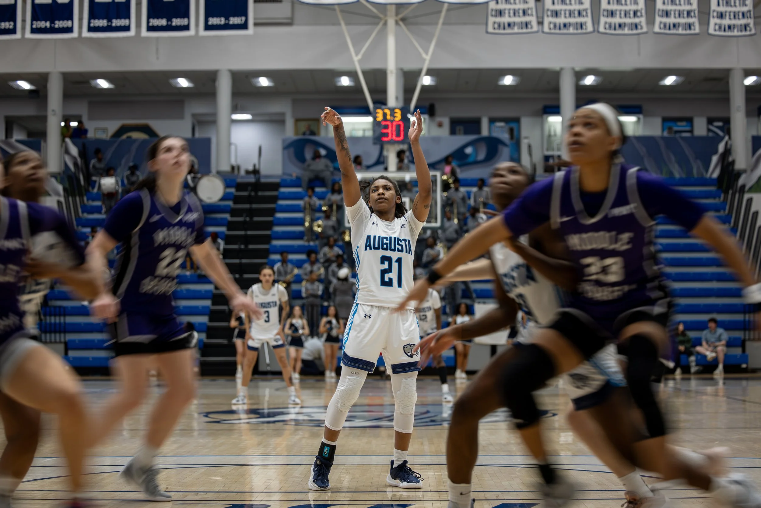 Jaguars stun No. 1 seed Columbus State to advance to the Peach Belt Championship 