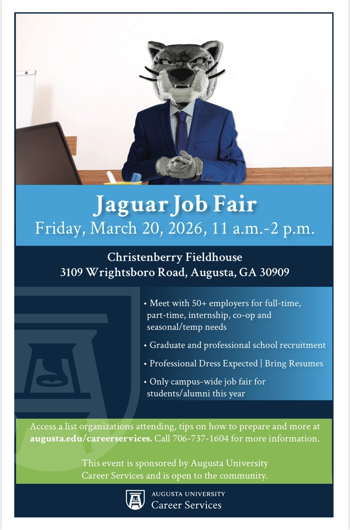 Jaguar Job Fair brings employers to campus for AU students