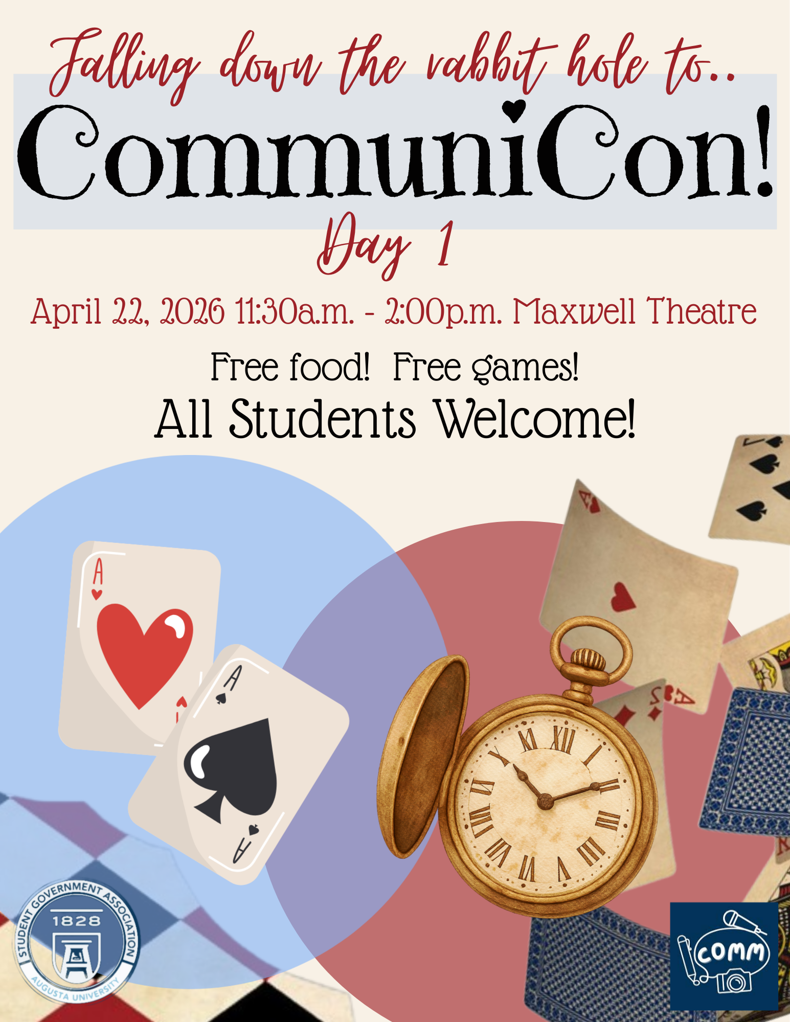 COMM Department to host CommuniCon in front of the Maxwell