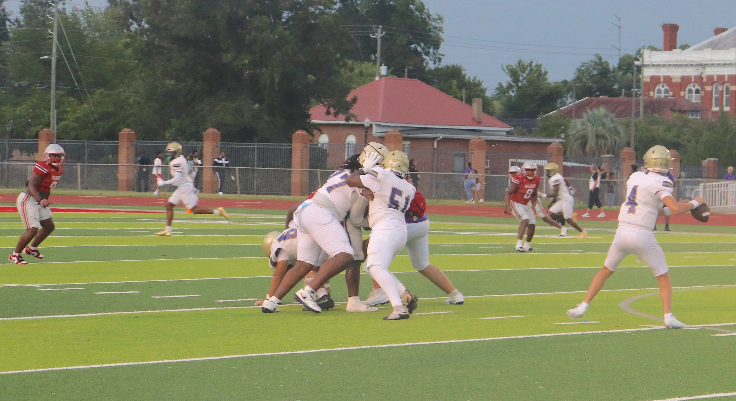 Richmond Academy Musketeers rally to defeat host Laney in season opener