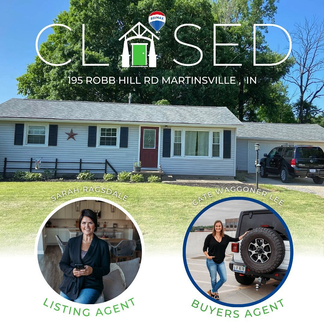 𝑳𝒆𝒕&rsquo;𝒔 𝑮𝒐 𝑮𝒊𝒓𝒍𝒔! 🤠🏡 

These two lovely ladies joined forces to CLOSE on this Martinsville, IN home.

While Sarah brought this listing, Cate brought the buyer and made one new lucky homeowner&rsquo;s, dream come true!

Congrats to al