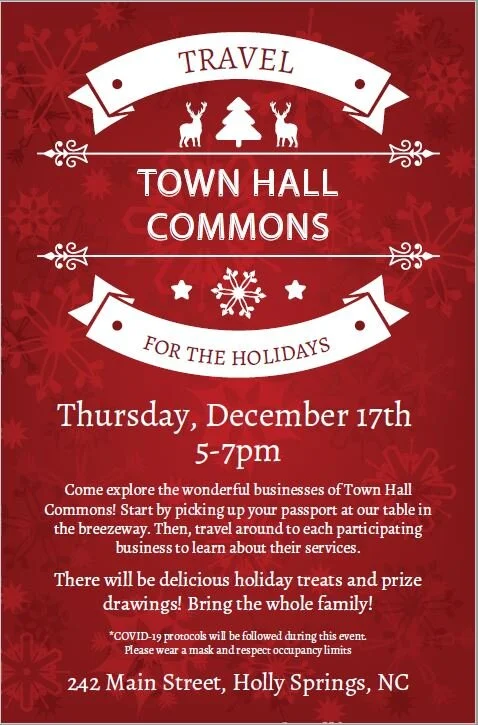 Travel Town Hall Commons for the Holidays