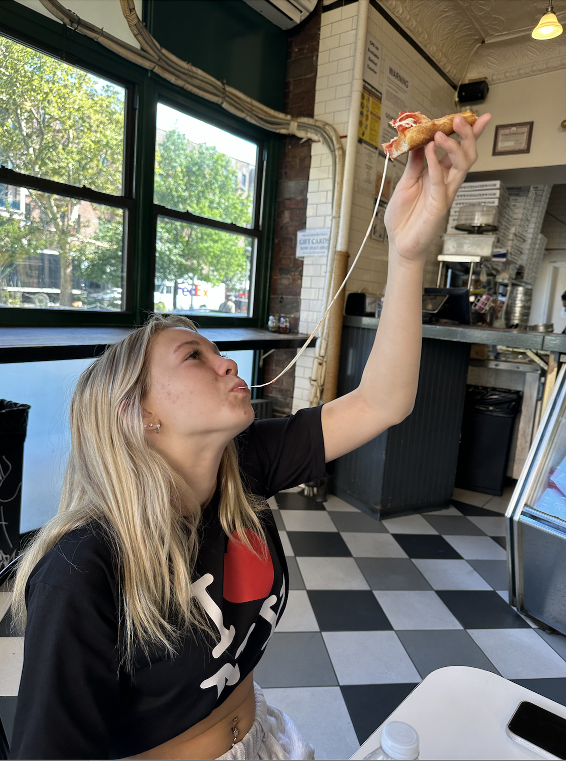 Williamsburg Pizza - Cheese Pull - New York City - August 23, 2023.png